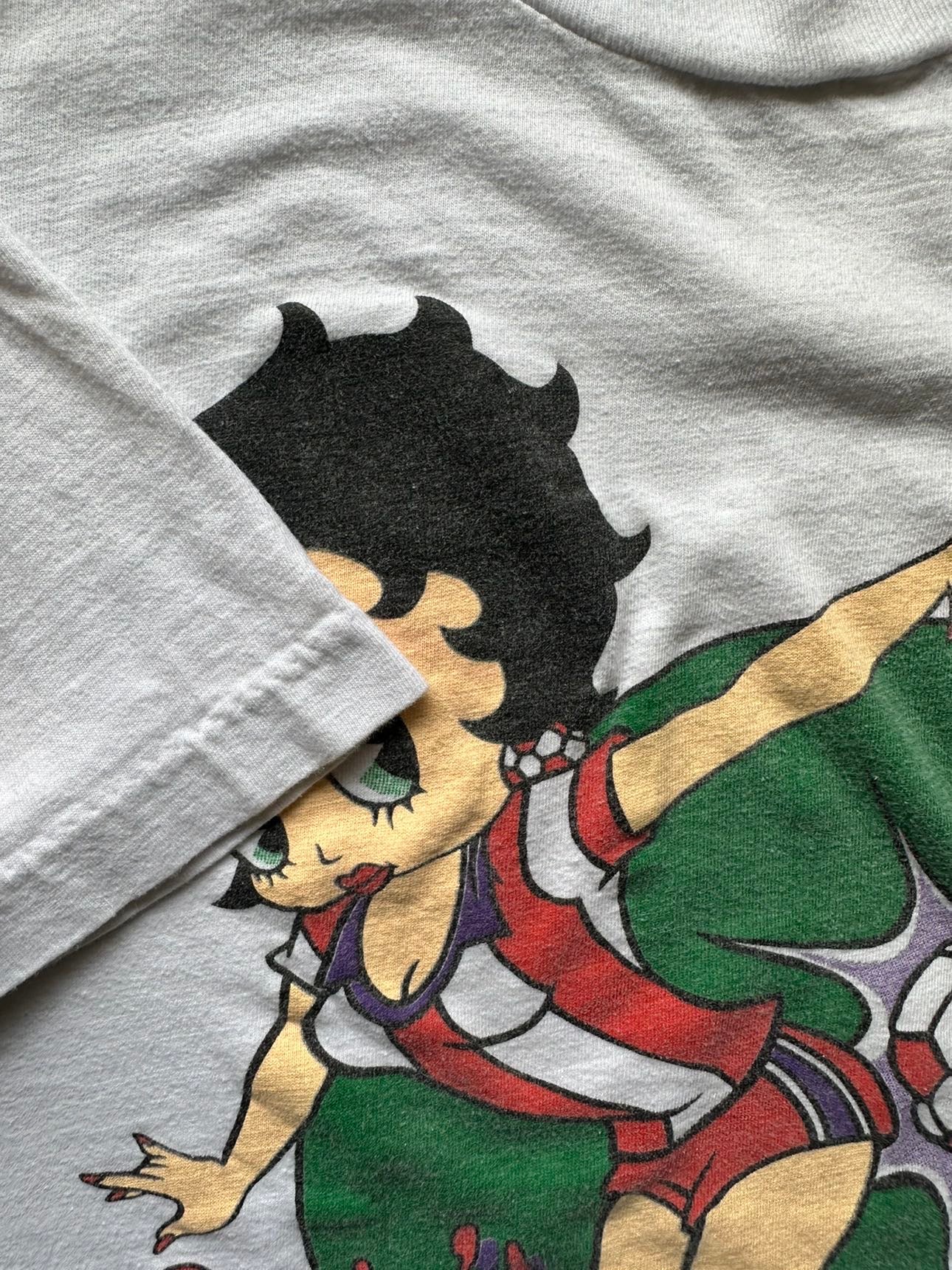 (L) Vintage Betty Boop Soccer Tee