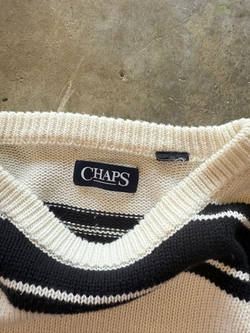 (XL) 00s Chaps Striped Sweater