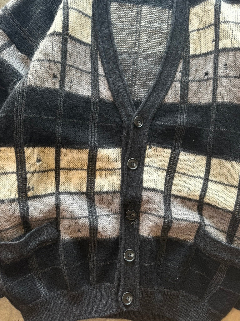 (L) Vintage Wool Cardigan