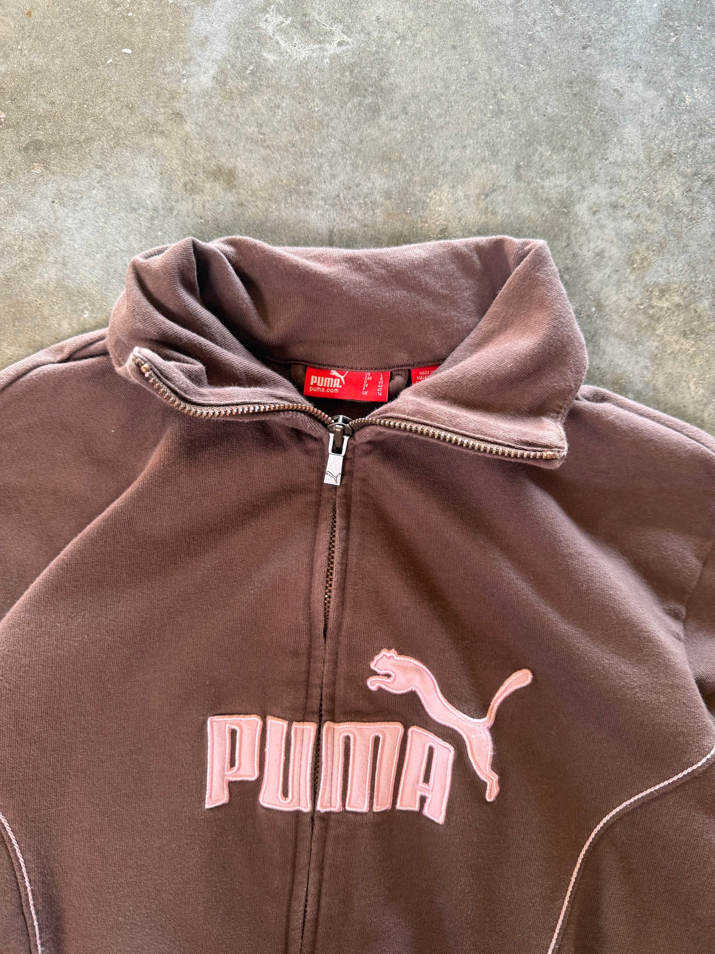 (L) 00s Wmns Puma Zip-Up