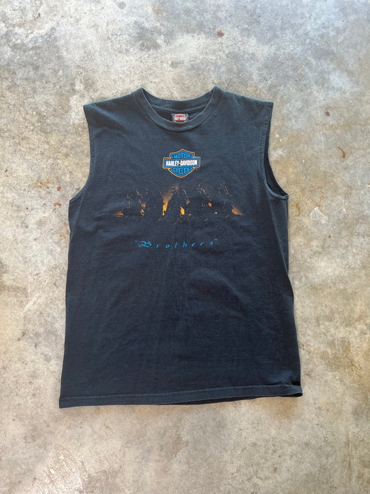 (L) 00s Harley Sleeveless Tee