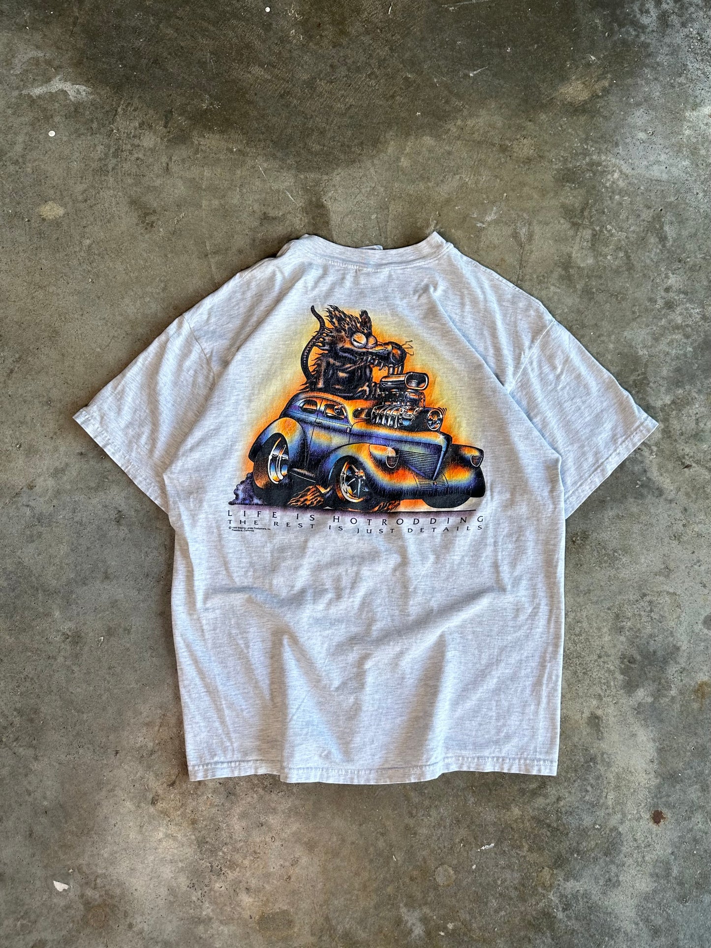 (L) Vintage 90s Hot Rod Tee