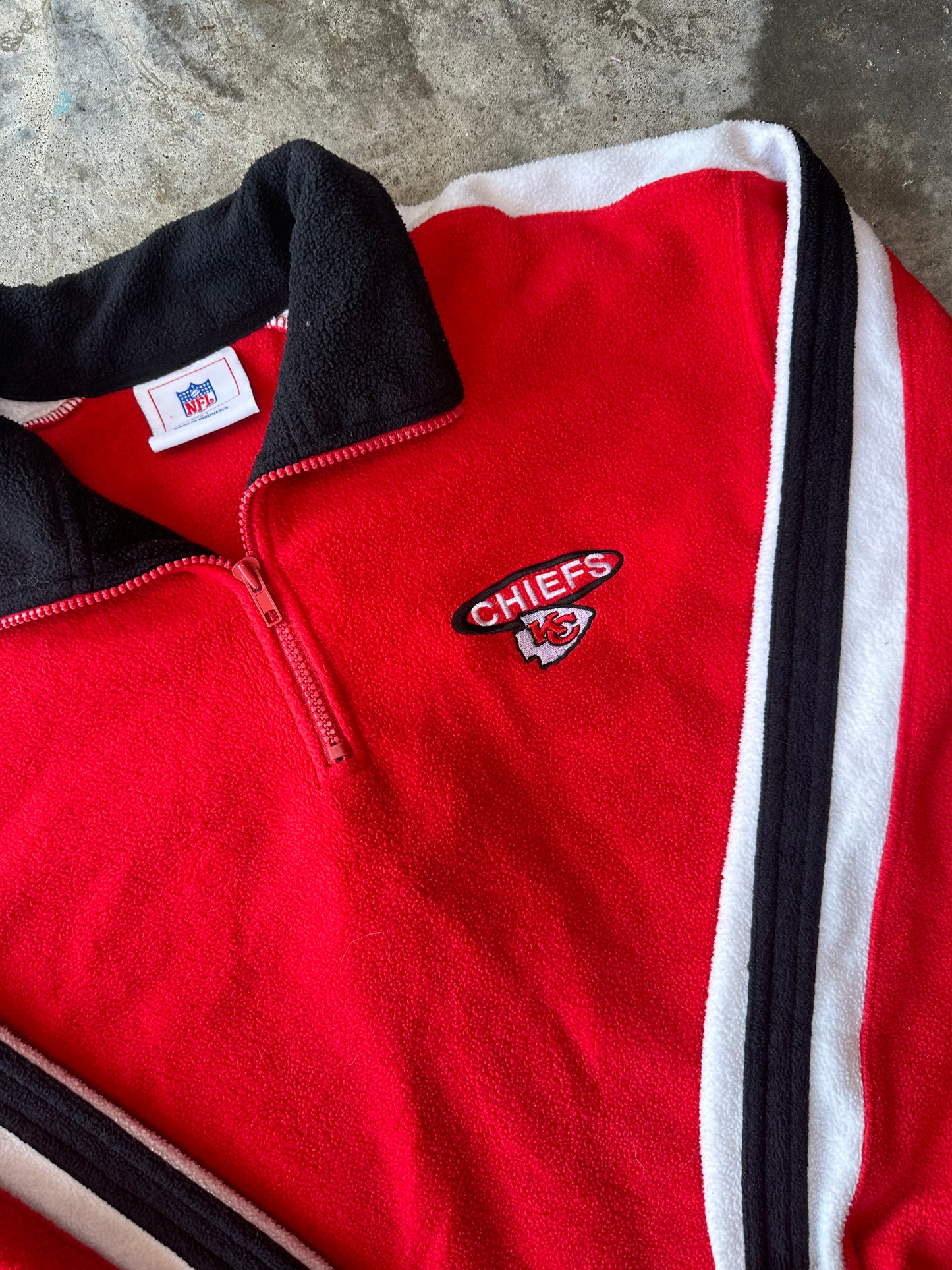 (L) 00s Chiefs Fleece Quarter-Zip