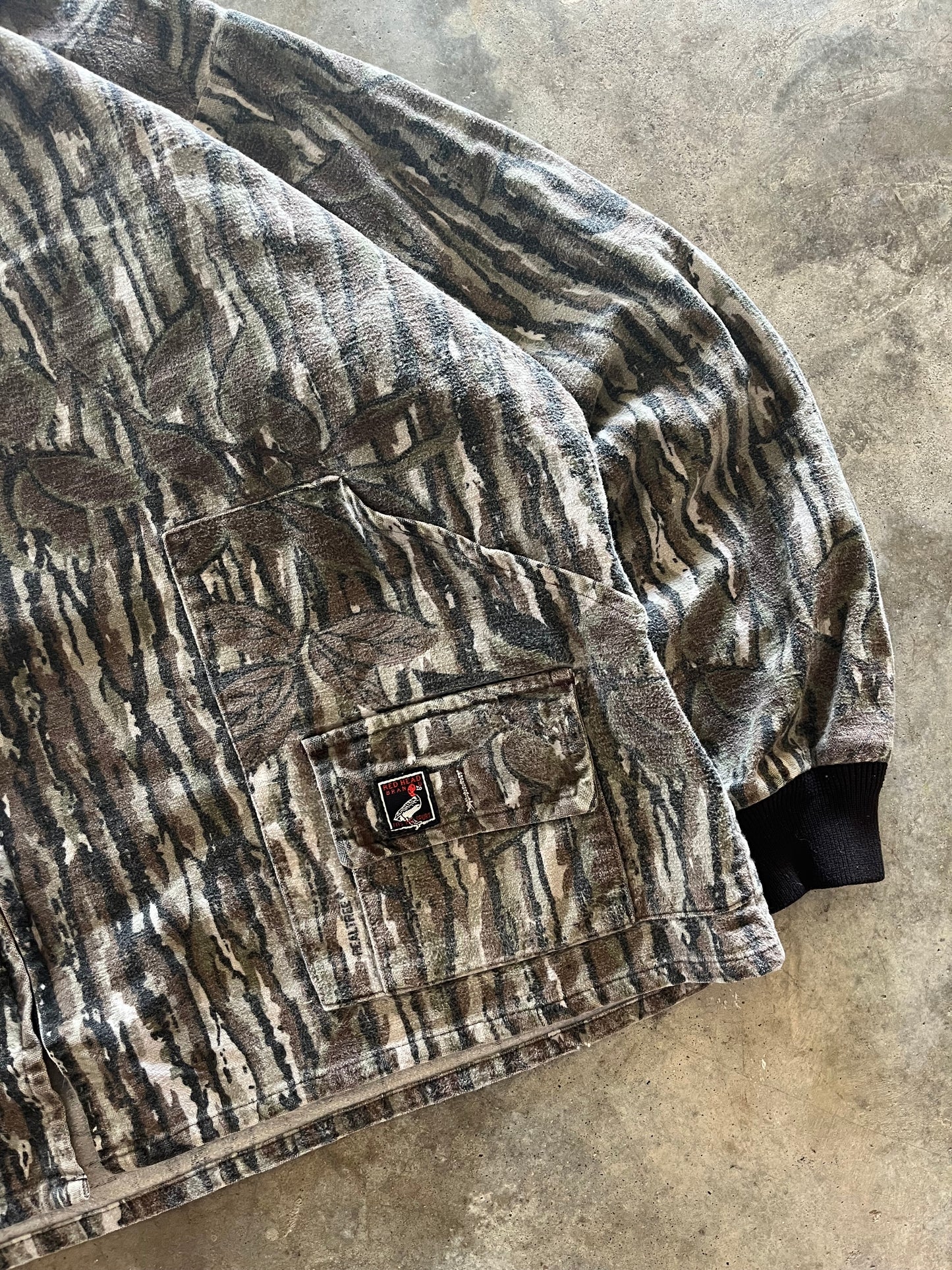 (XXL) Vintage Camo Zip-Up