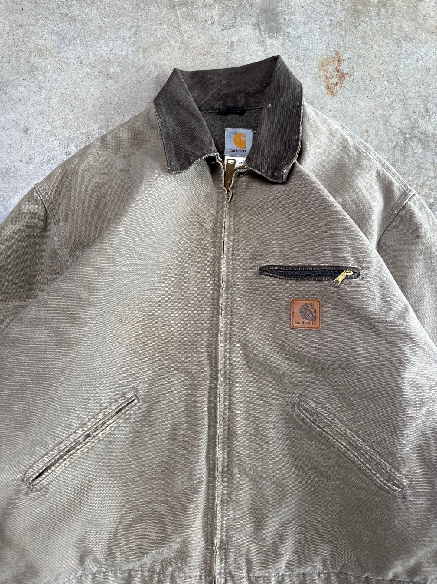 (XXL) Vintage Carhartt Blanked-Lined Detroit Jacket