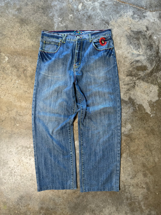 (42 x 35) Coogi Embroidered Jeans