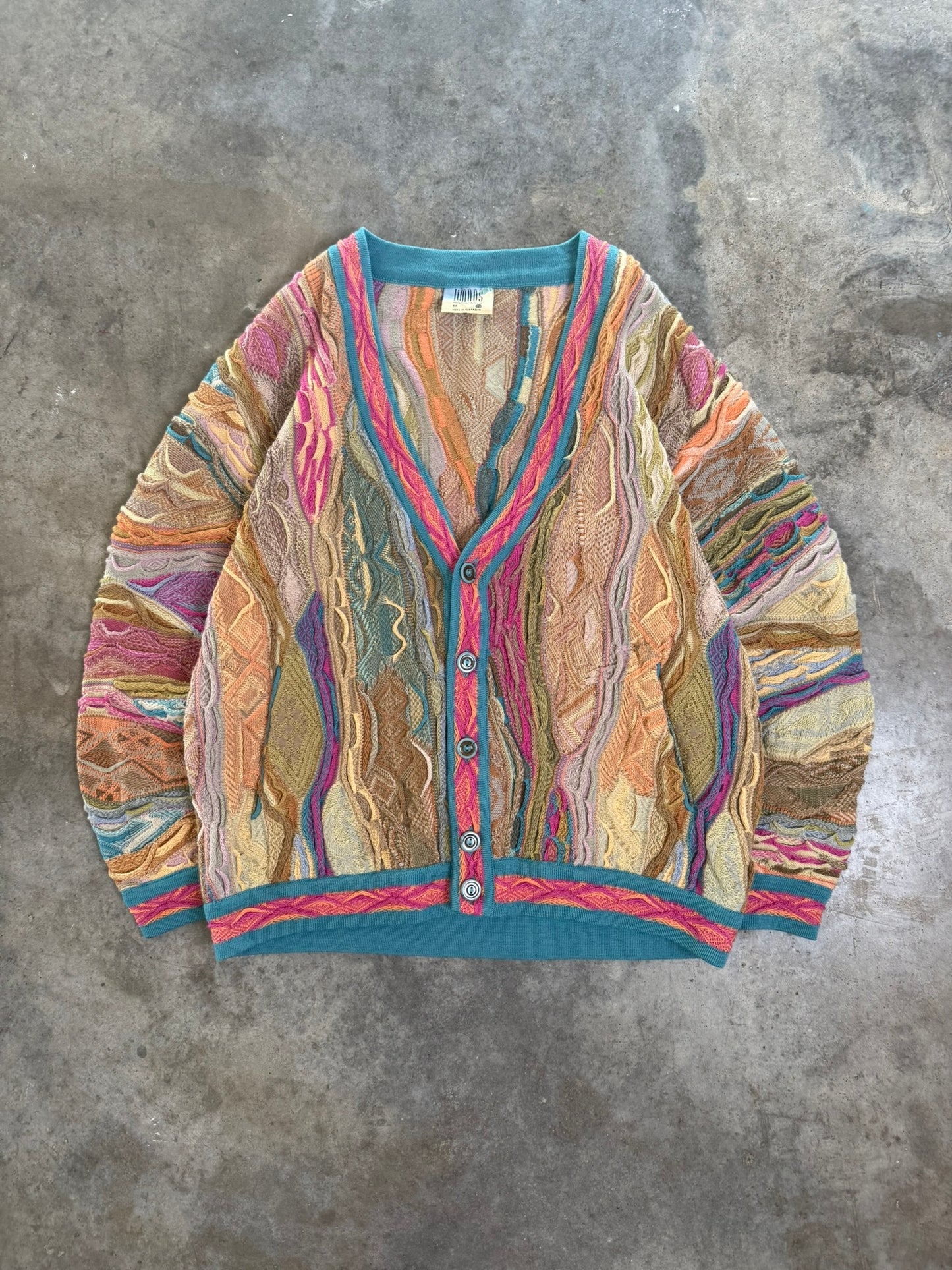 (M) Vintage Coogi-Like Cardigan