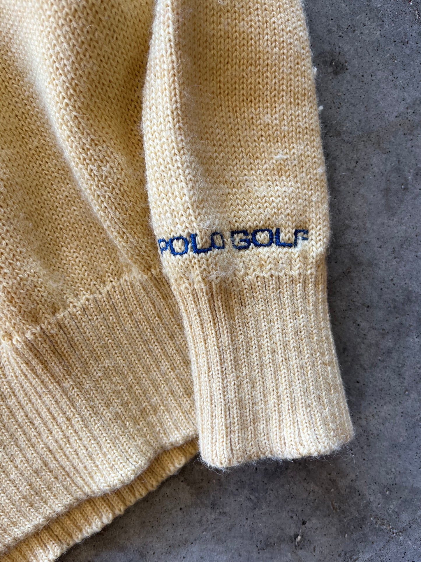 (L) Vintage Polo Golf Knit Sweater