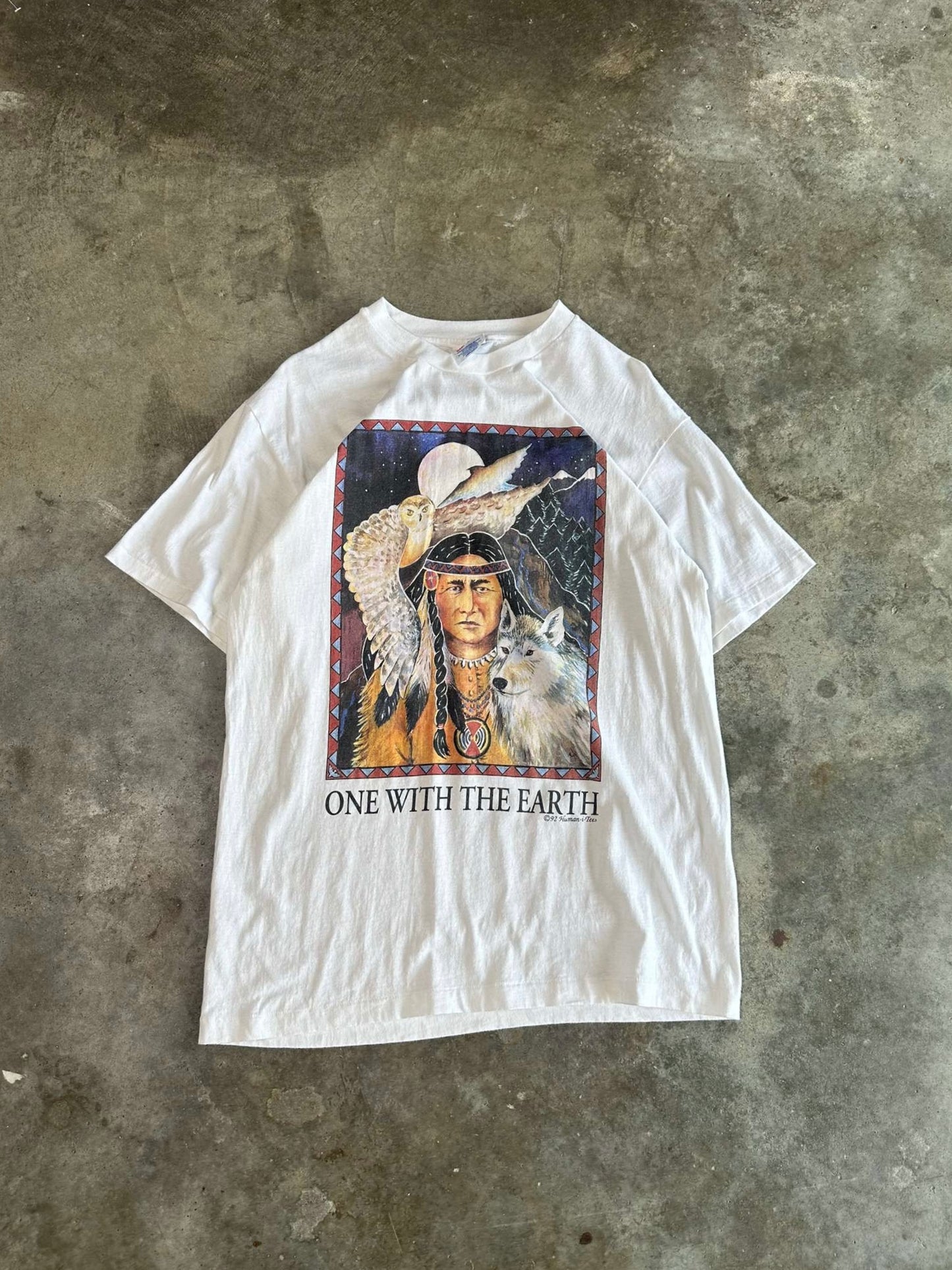 (L) 1992 'One With Earth' Tee