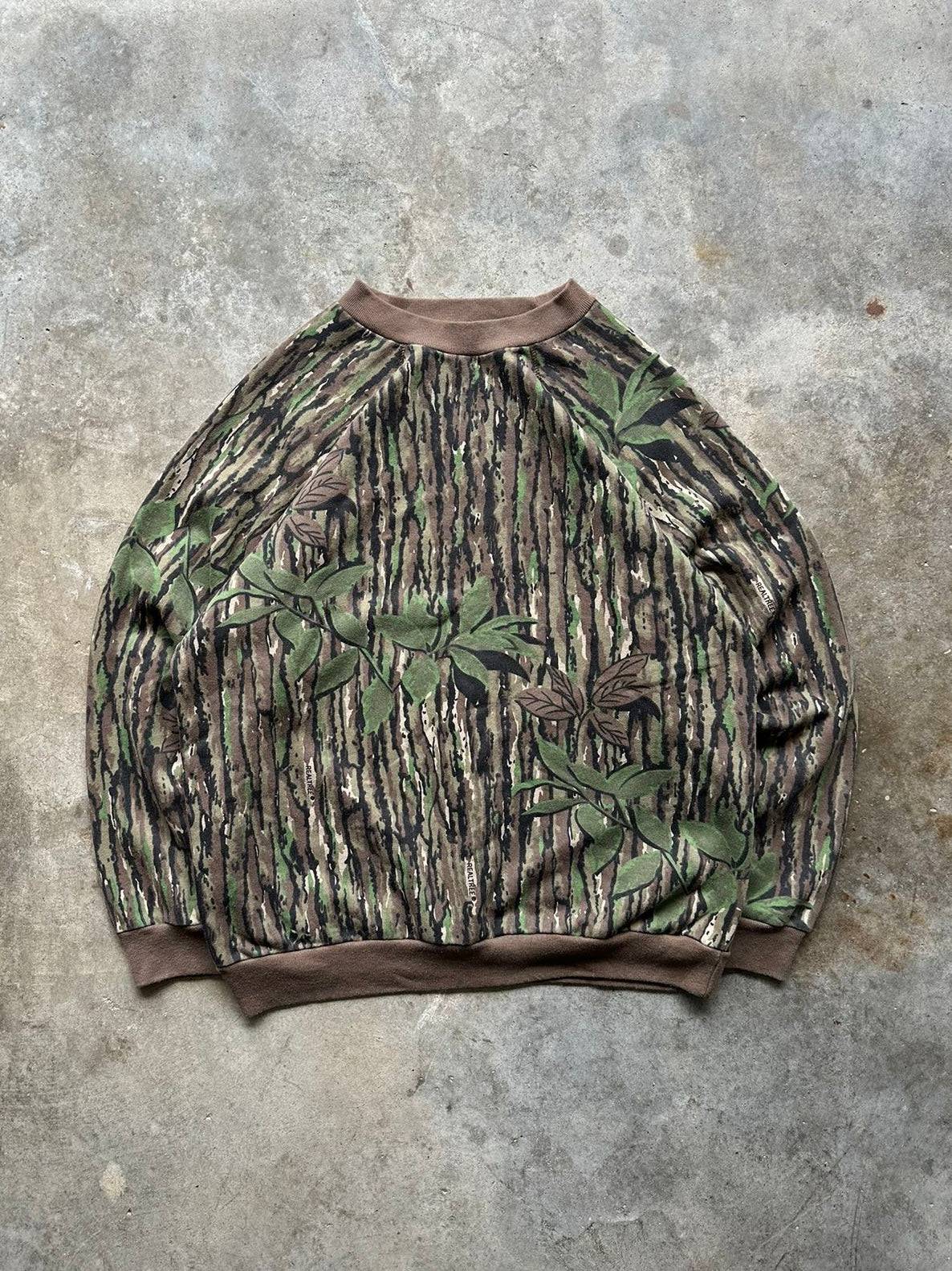 (XL) Vintage Camo Sweatshirt