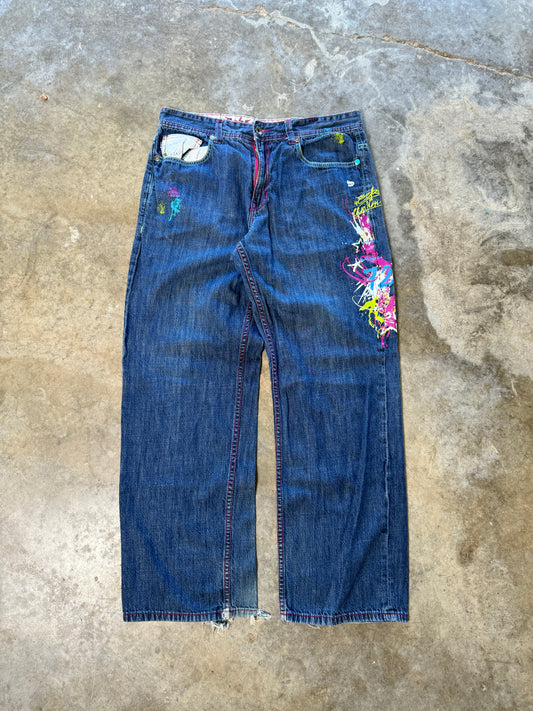 (36) Ecko Unlimited Multi-Colored Jeans