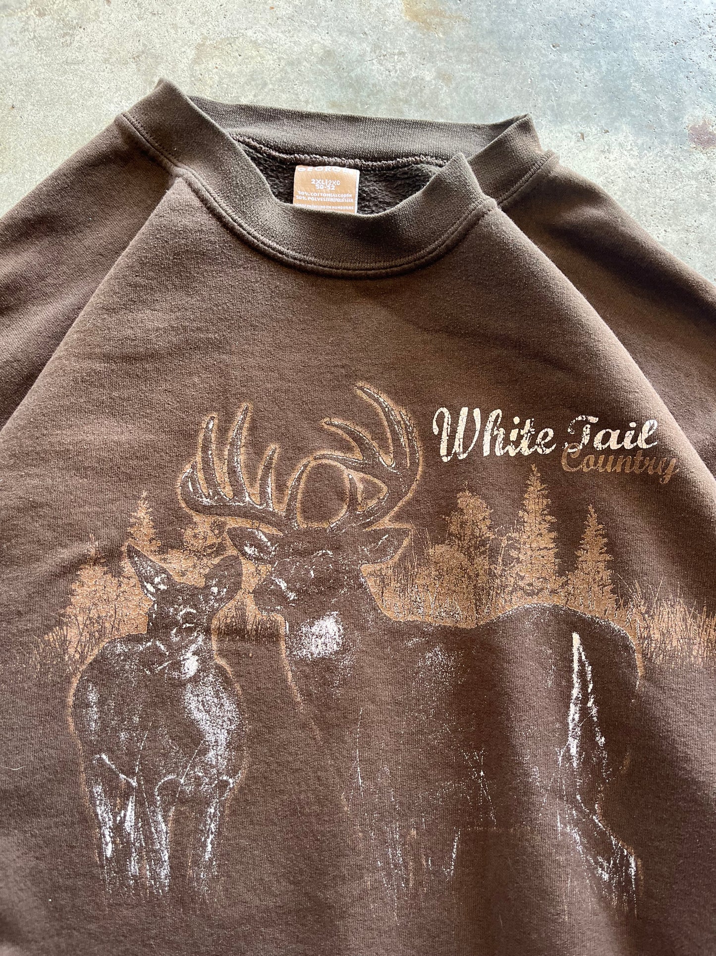 (XXL) Vintage Deer Sweatshirt