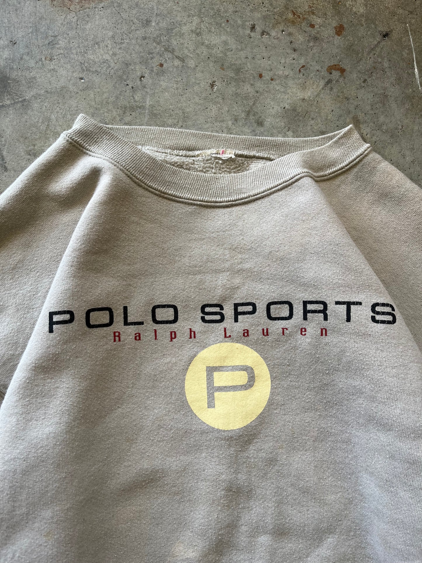 (L) Vintage Polo Sports Sweatshirt