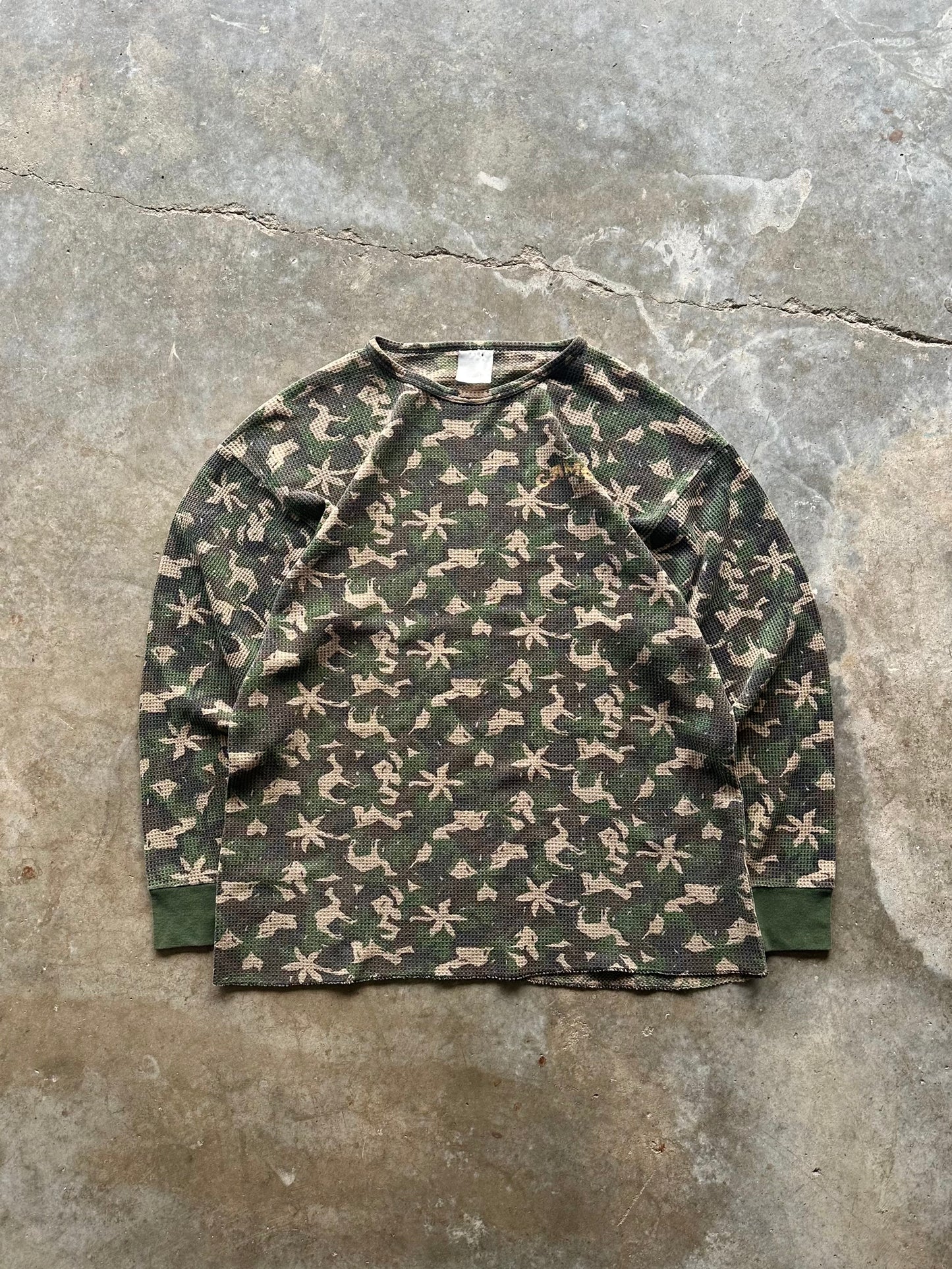 (XL) Vintage 90s Camel Camo Longsleeve