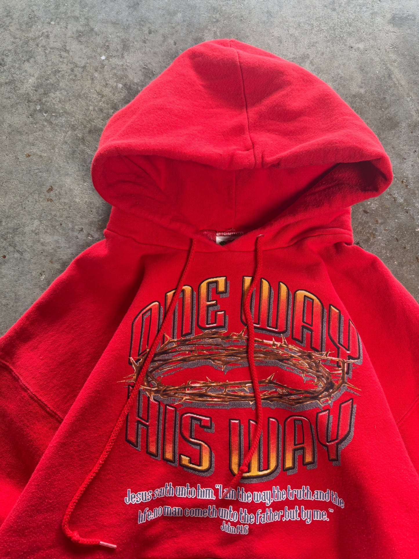 (XL) 00s Jesus Hoodie