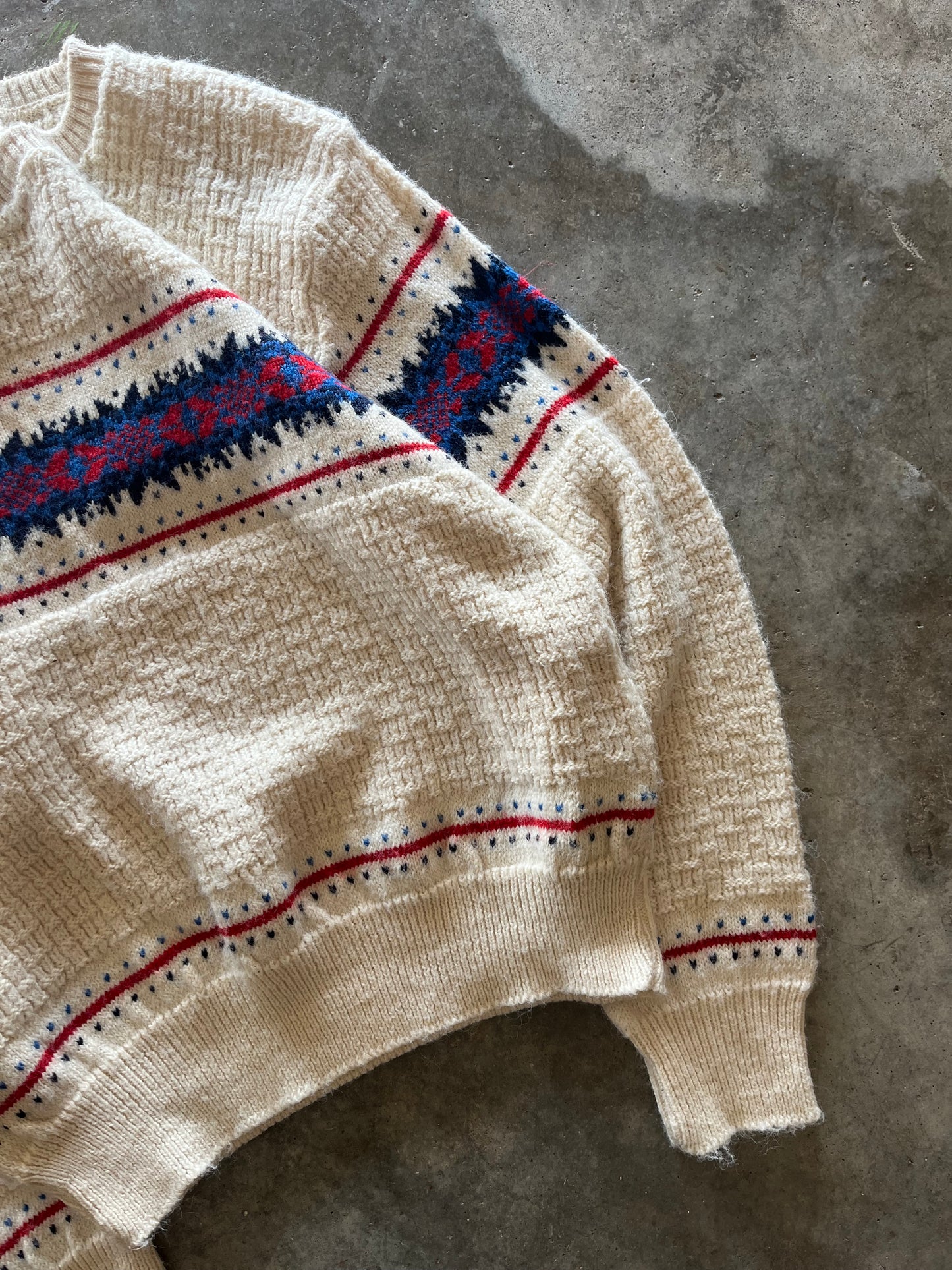 (M) Vintage Knit Sweater