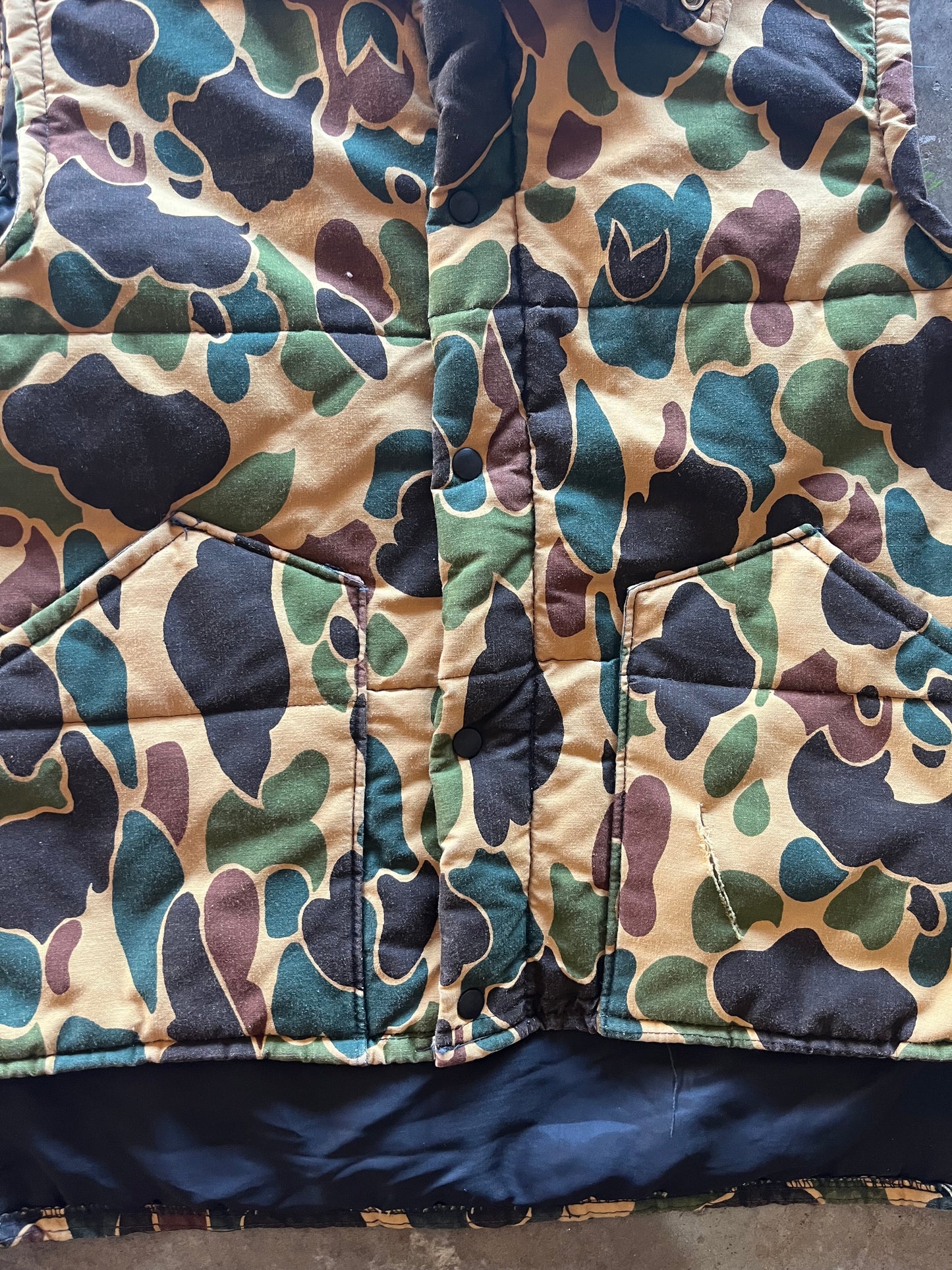 (M) Vintage Camo Vest