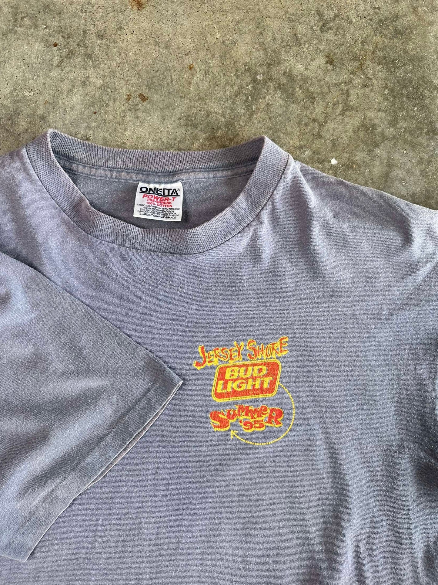 (XL) Vintage Budweiser 'Jersey Shore' Tee