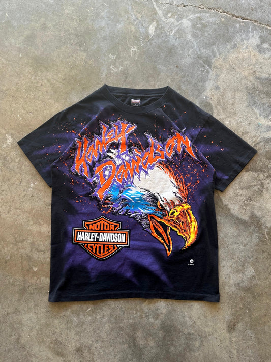 (L) 1995 Harley Eagle Tee