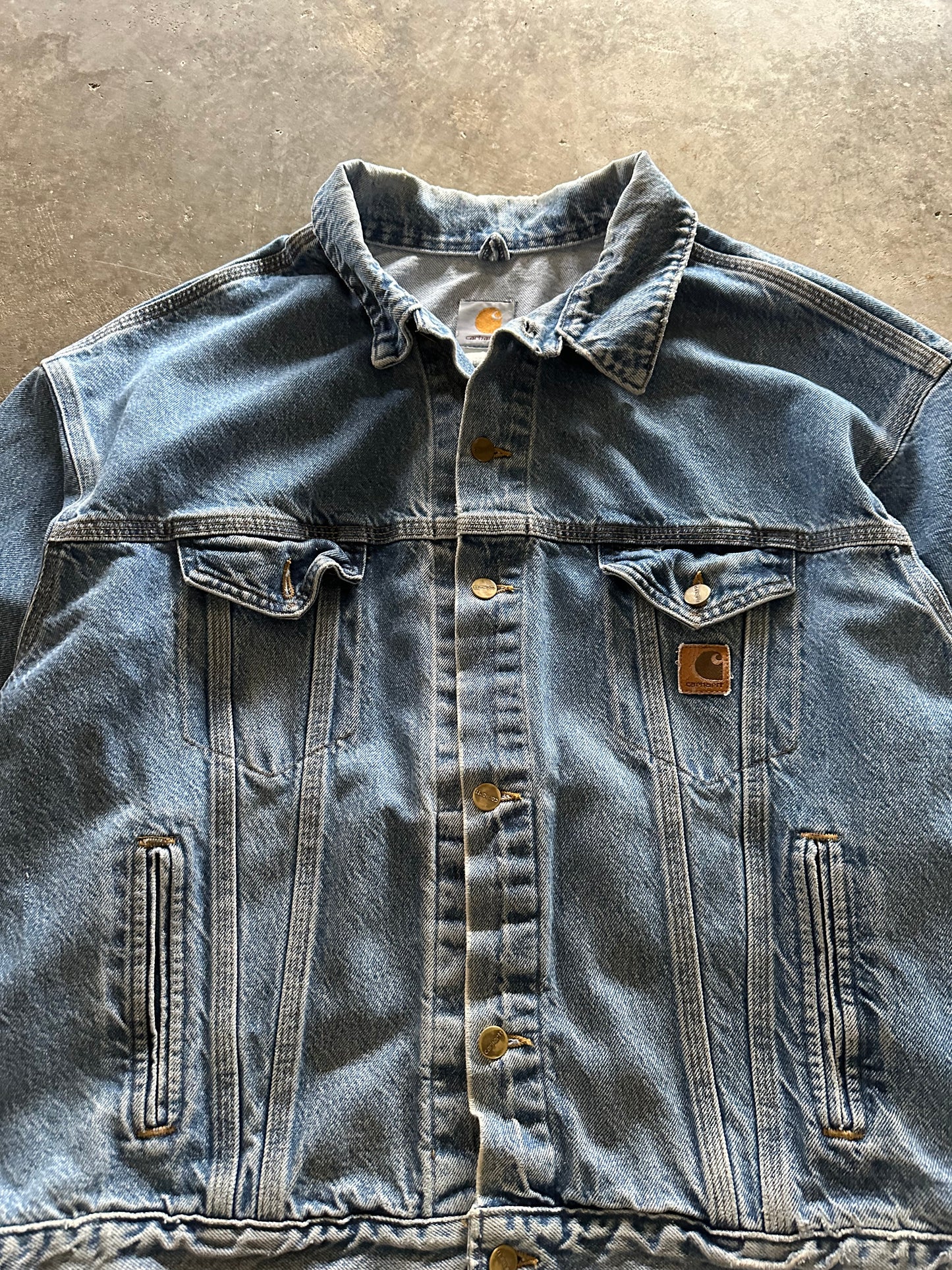 (XXL) Vintage Carhartt Denim Jacket