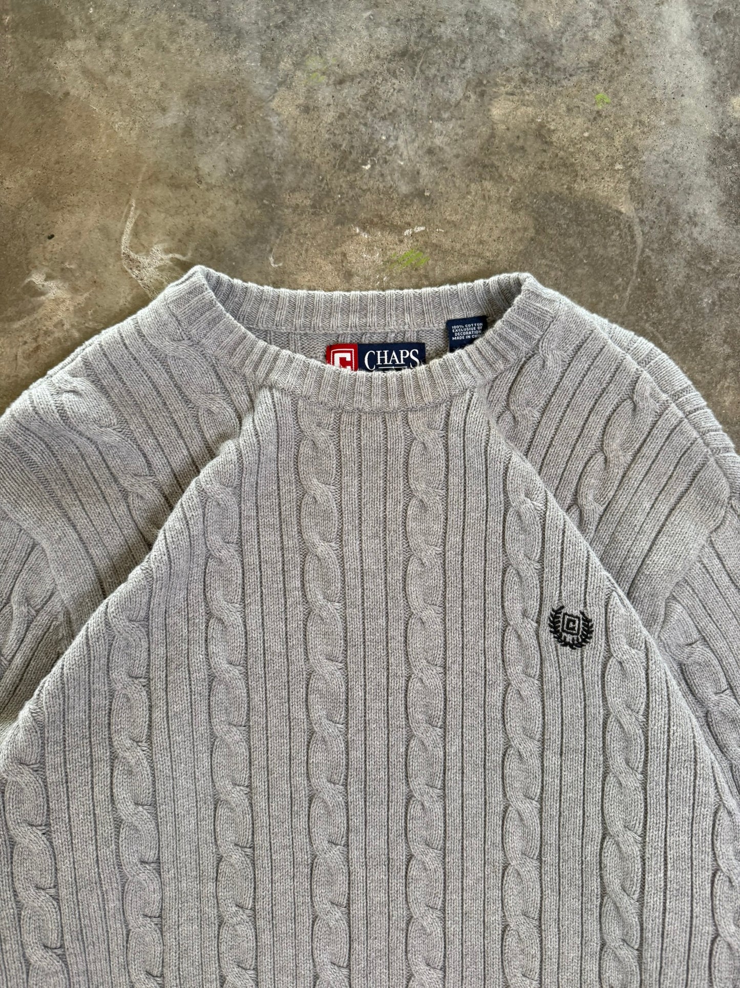 (L) 00s Chaps Knit Sweater