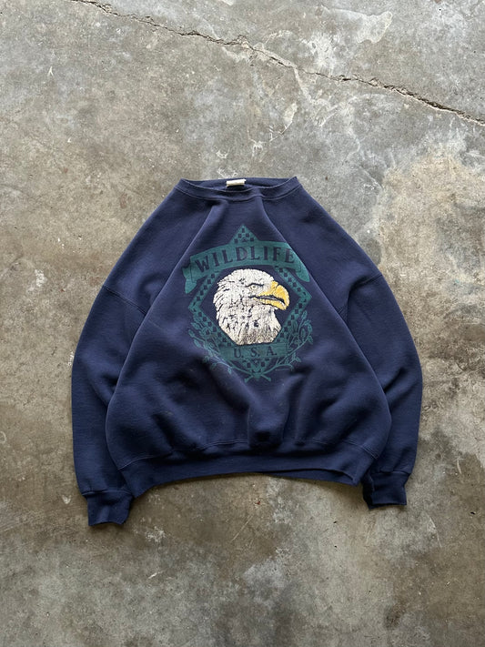 (XXL) 1988 Wildlife Eagle Sweatshirt