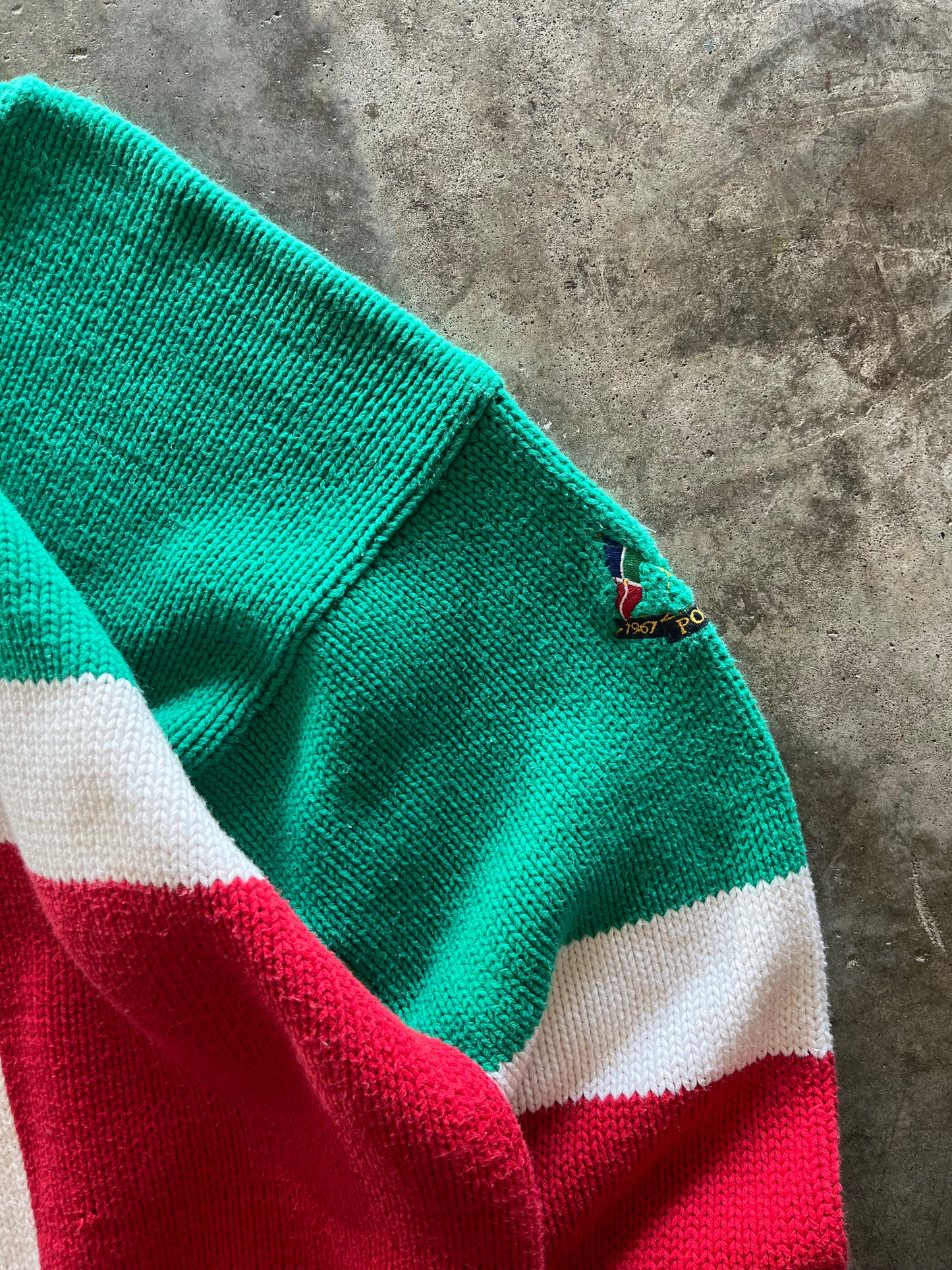 (L) Vintage Polo Sweater