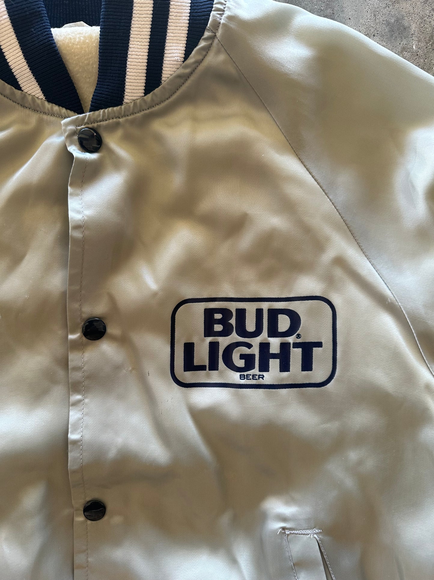 (M) Vintage Bud Light Nylon Jacket