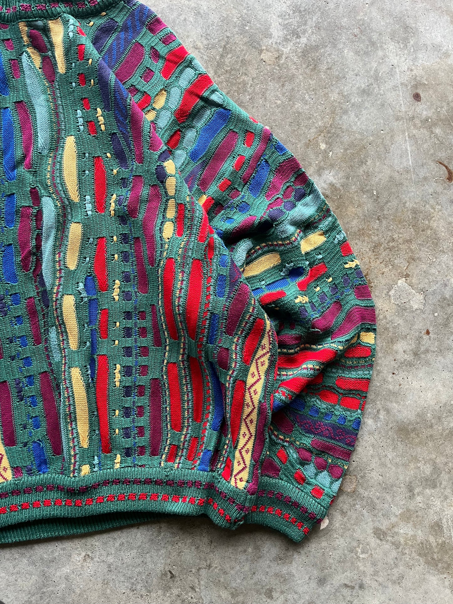 (L) Vintage Coogi-Like Sweater