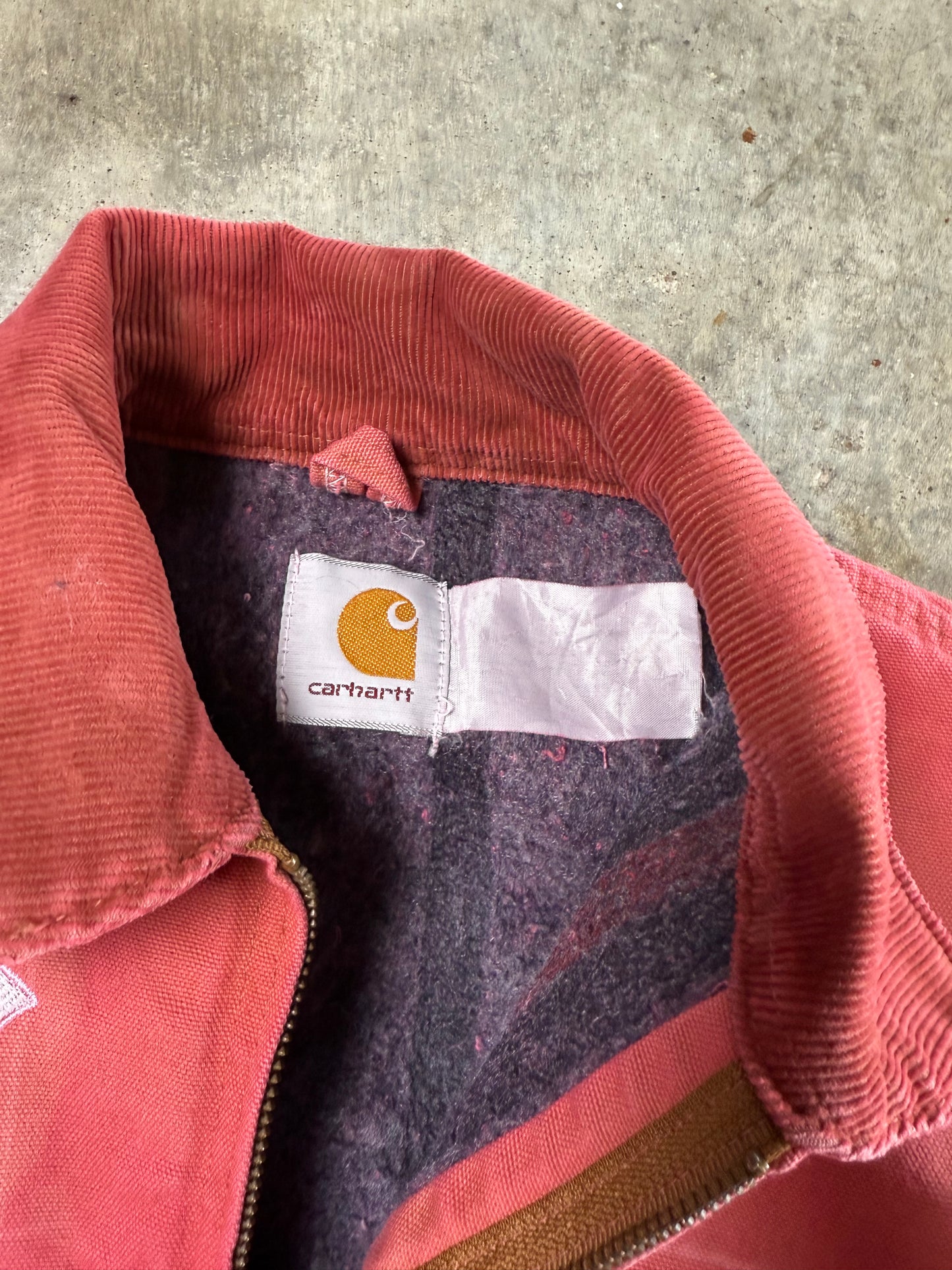 (L) Vintage NY Pink Carhartt Detroit Jacket