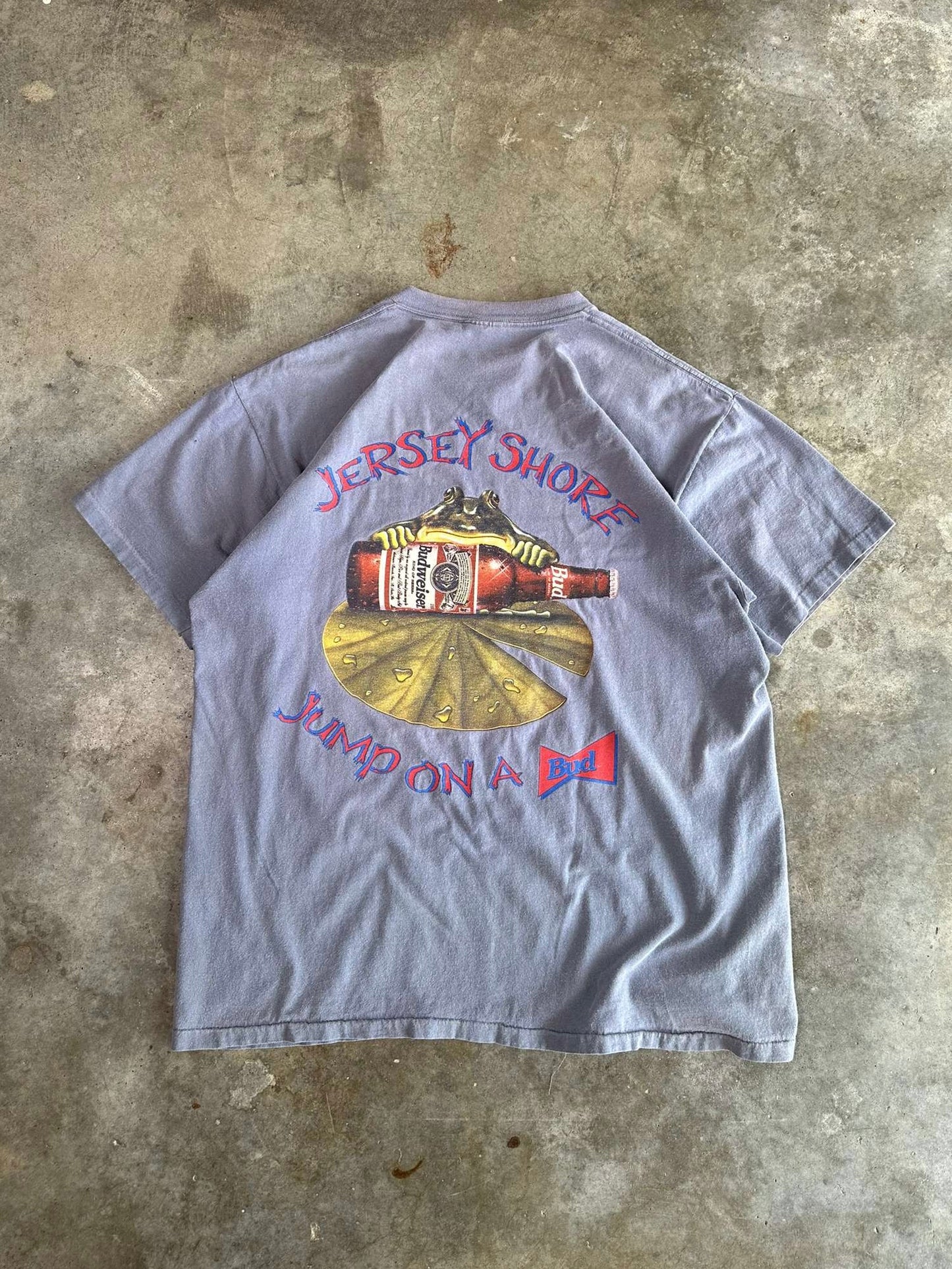 (XL) Vintage Budweiser 'Jersey Shore' Tee