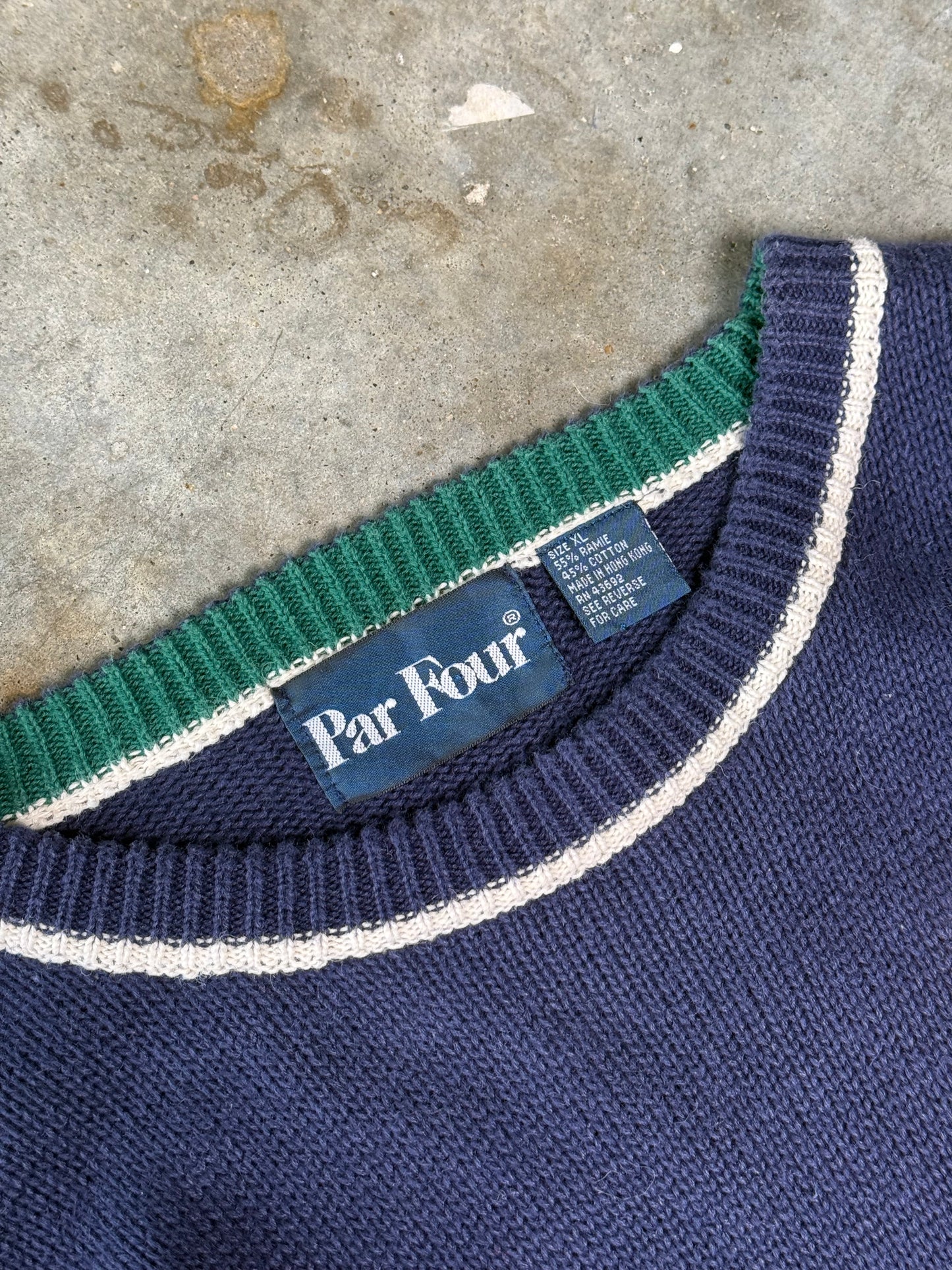 (XL) Vintage Golf Sweater