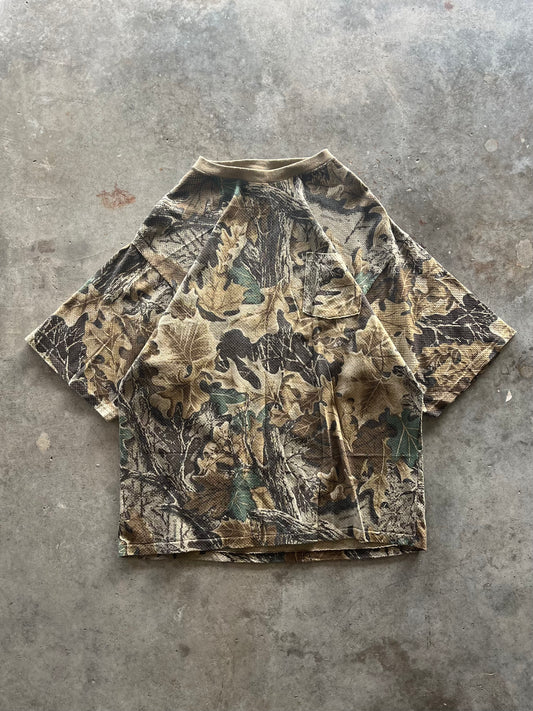 (XL) Vintage 80s Mesh Camo Tee