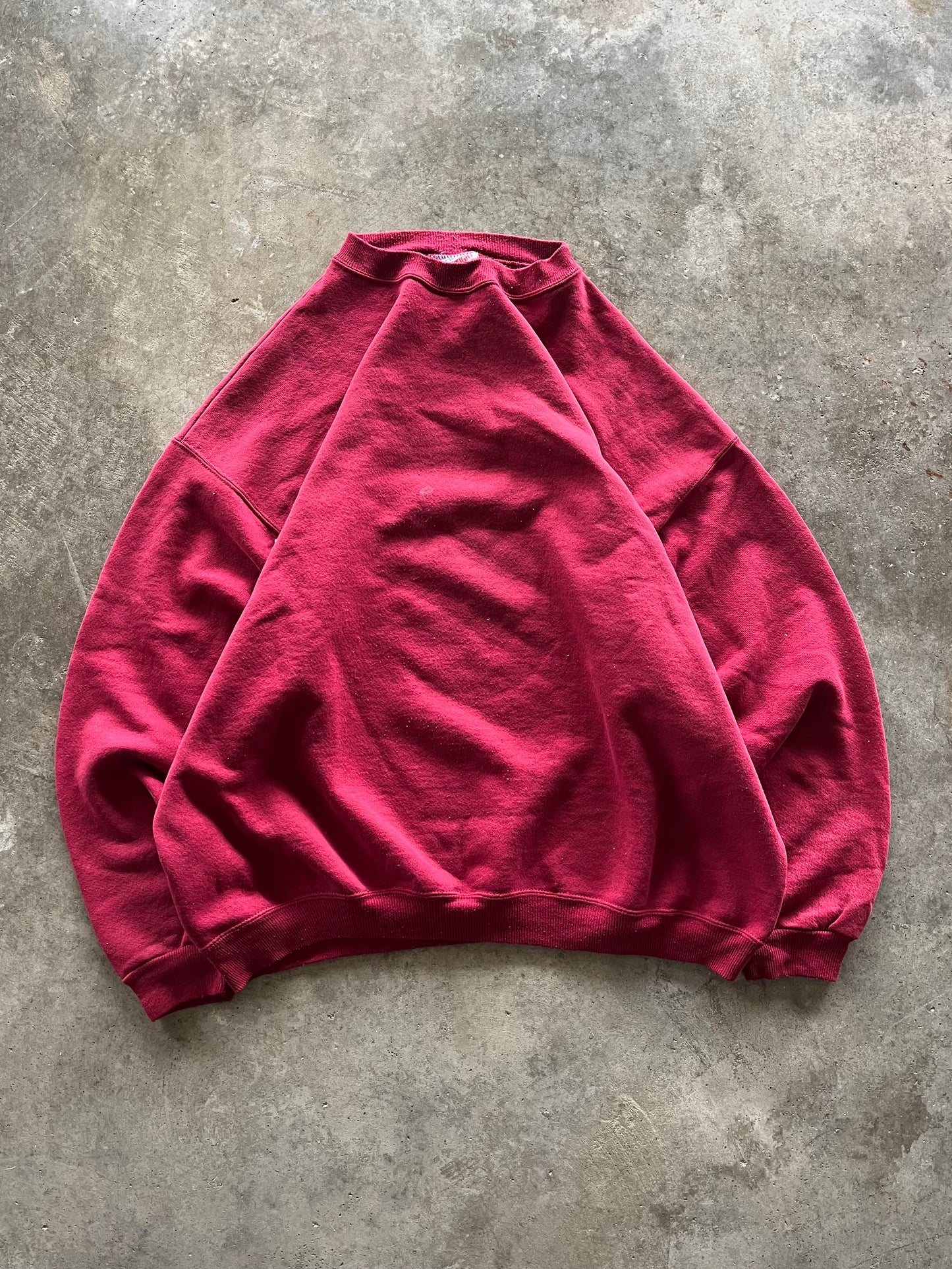 (XL) Vintage Hanes Essential Red Sweatshirt