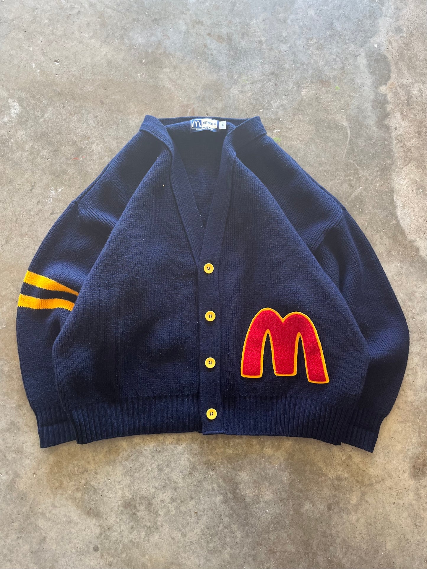 (M) Vintage McDonalds Cardigan