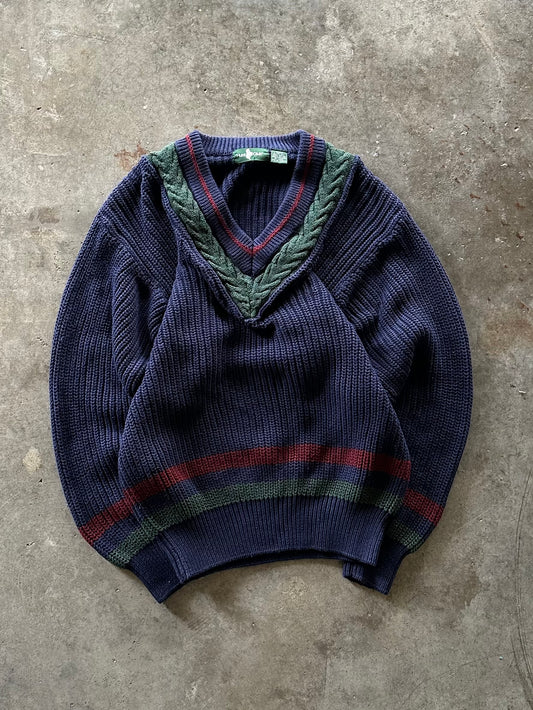 (L) Vintage V-Neck Sweater