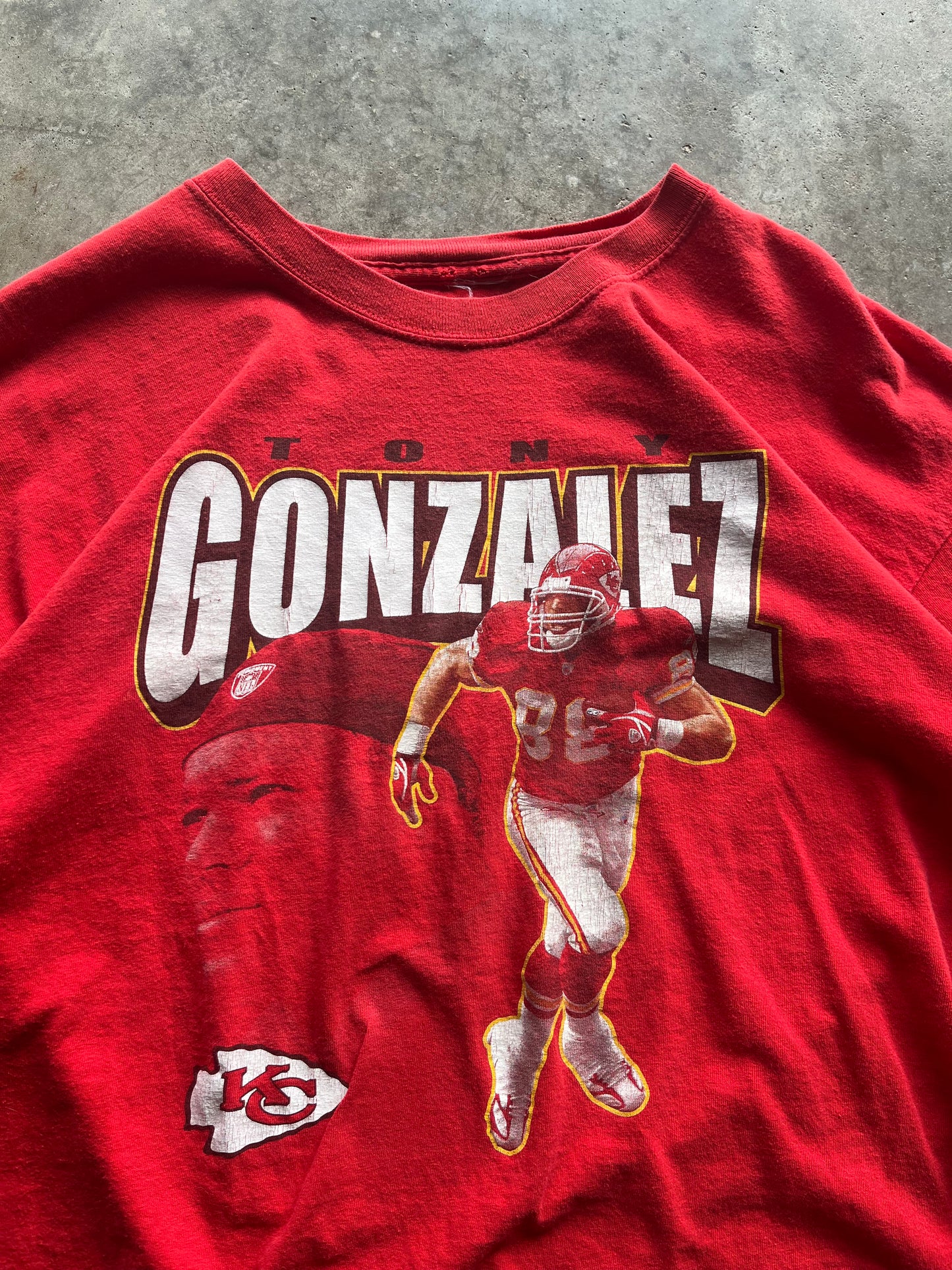 (L) Vintage Chiefs x Tony Gonzalez Tee