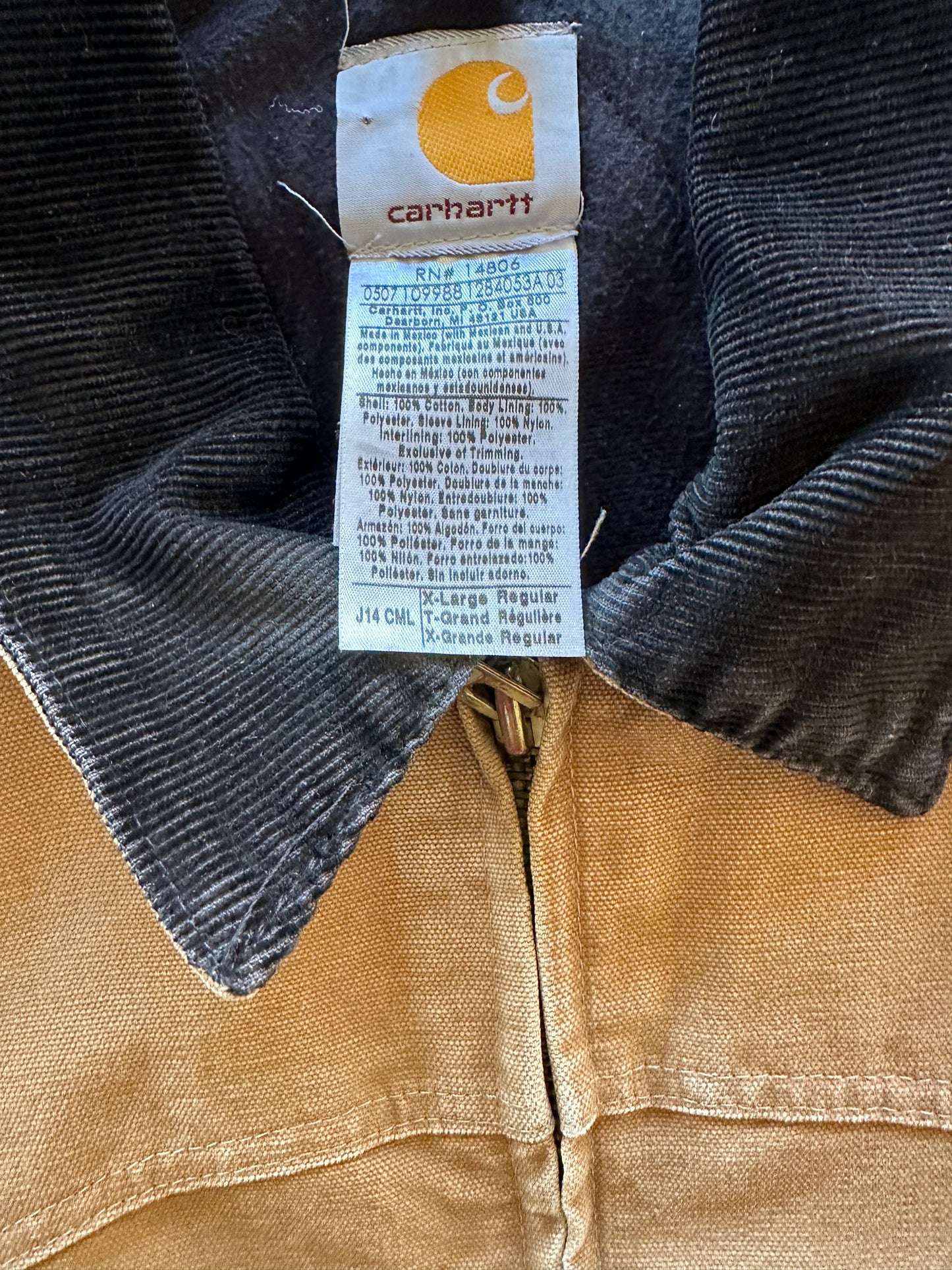 (XL) Brown Carhartt Santa-Fe Jacket