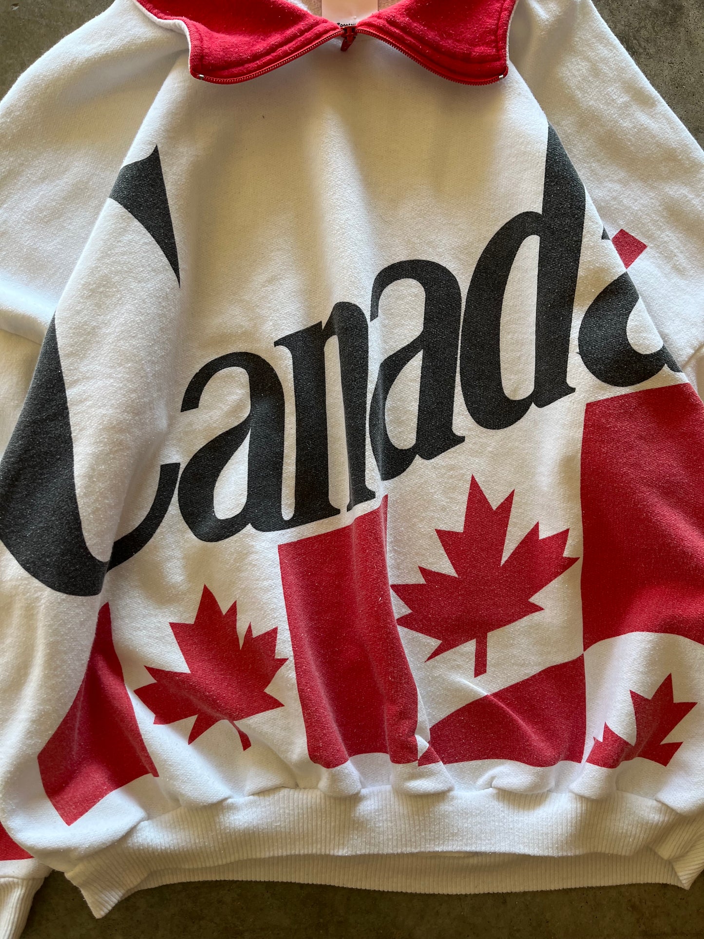 (XL) Vintage Canada Quarter-Zip