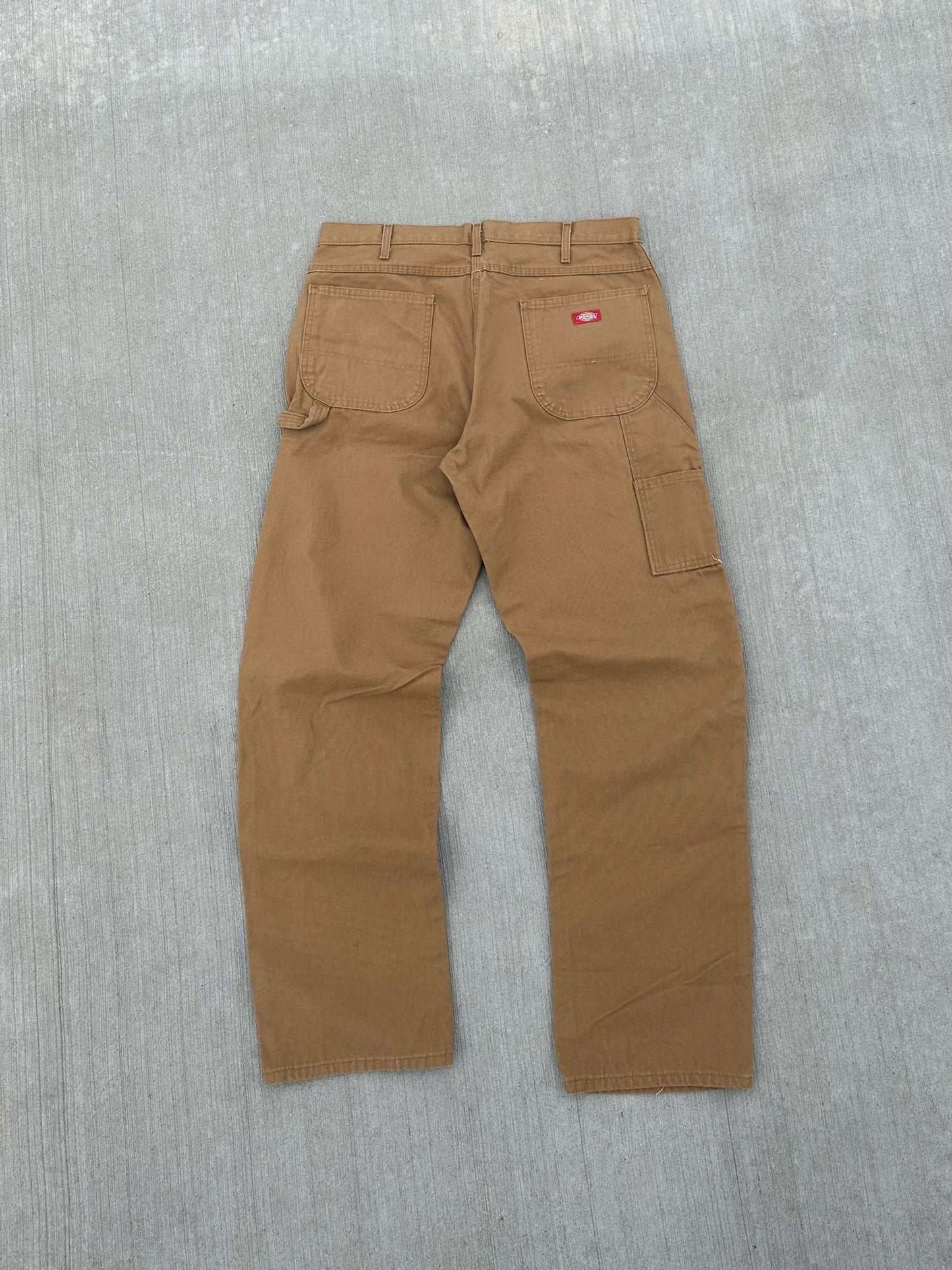 (36 x 34) Brown Dickies Relaxed Fit Jeans