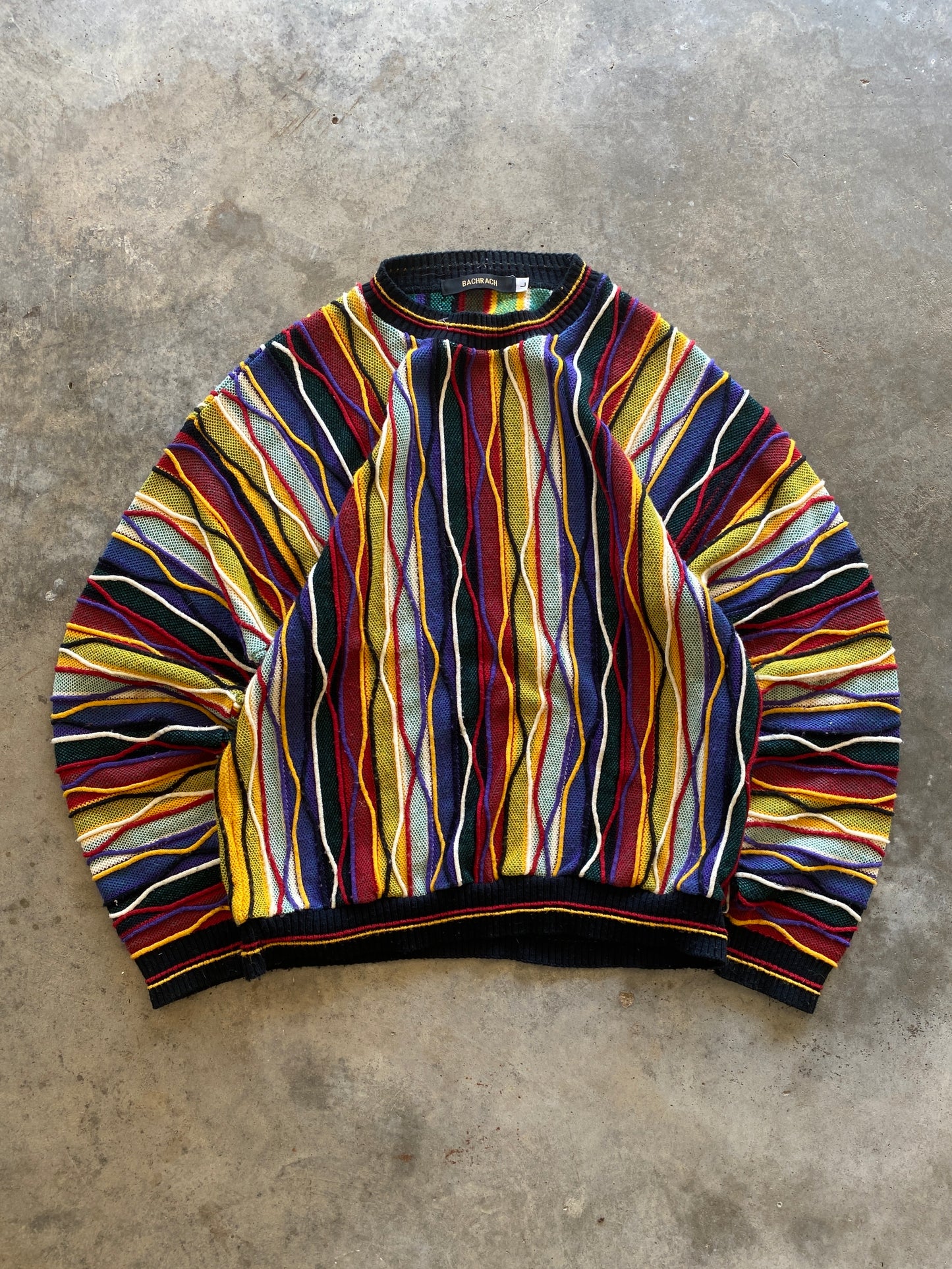 (L) Vintage Coogi-Like Sweater