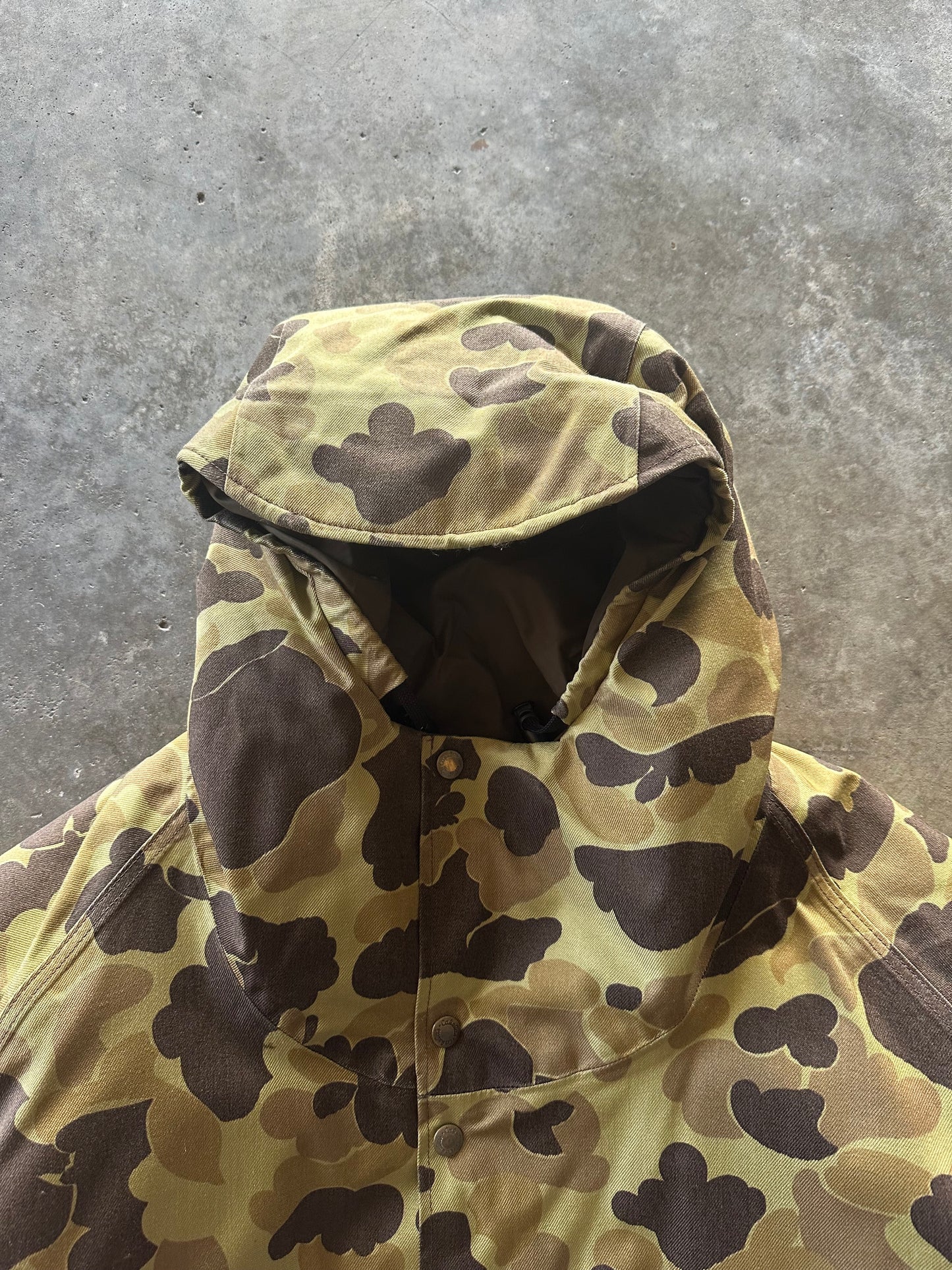 (XL) 90's Cabela's Duck Camo Canvas Jacket