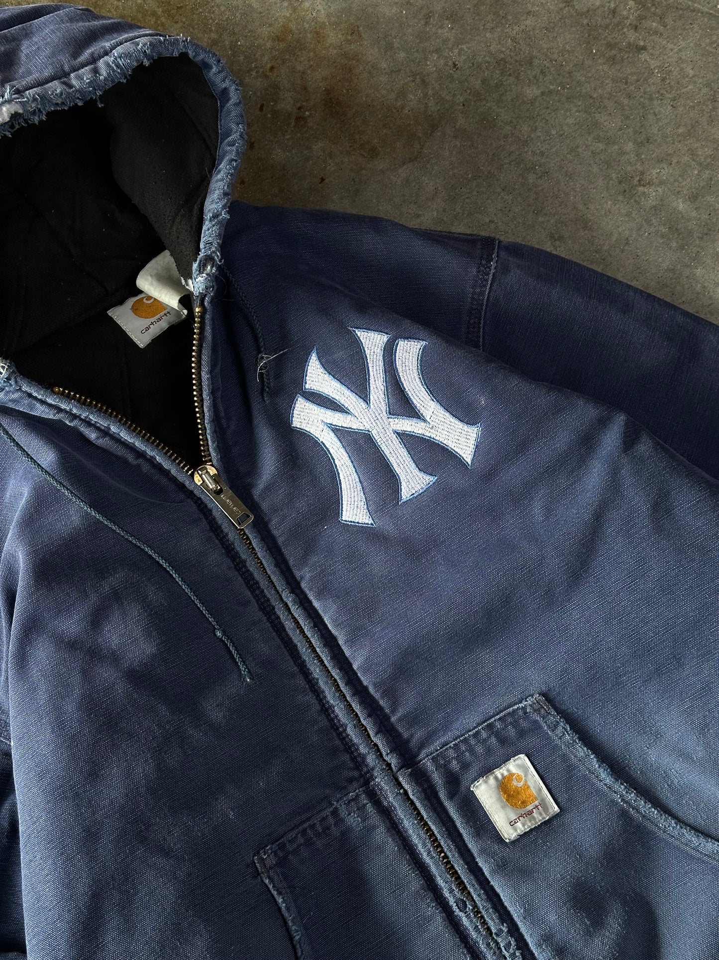 (XL) Vintage NY X Carhartt Hooded Jacket