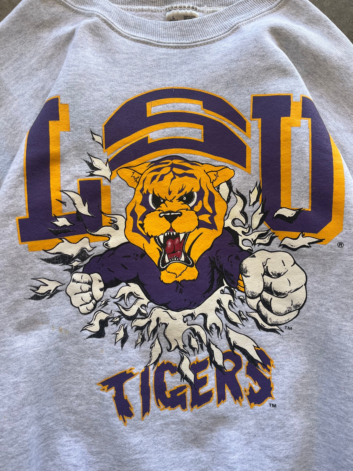 (L) Vintage LSU Sweatshirt