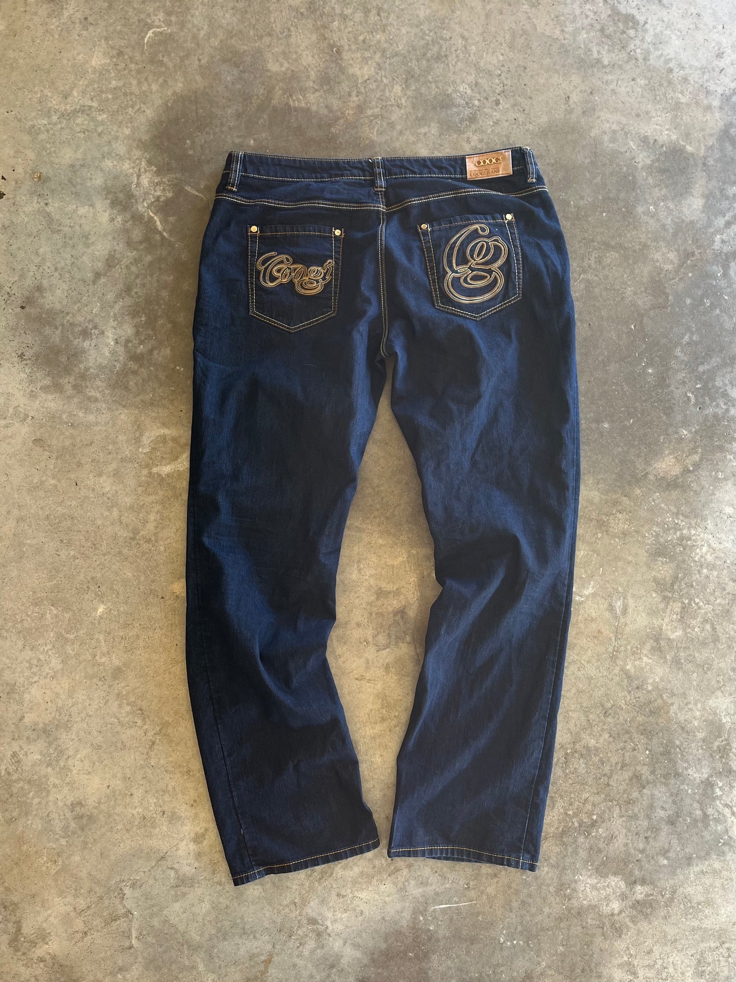 (17/18) Coogi Dark-Wash Denim Jeans