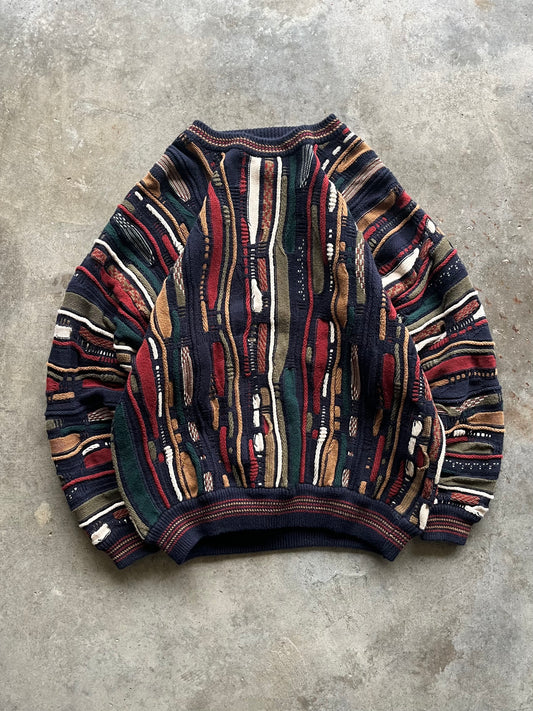 (L) Vintage Coogi-Like Sweater