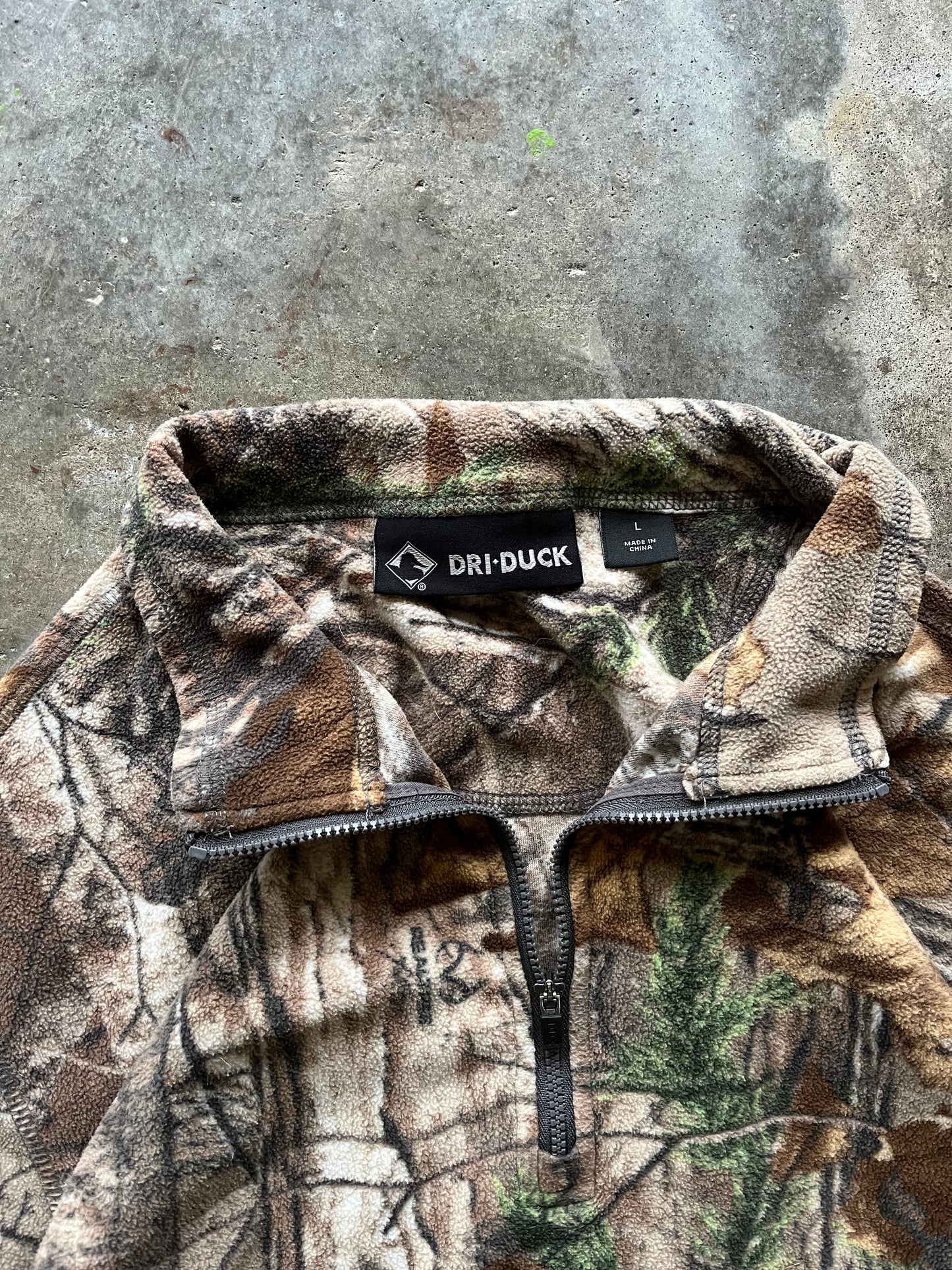 (L) 00s Camo Quarter-Zip