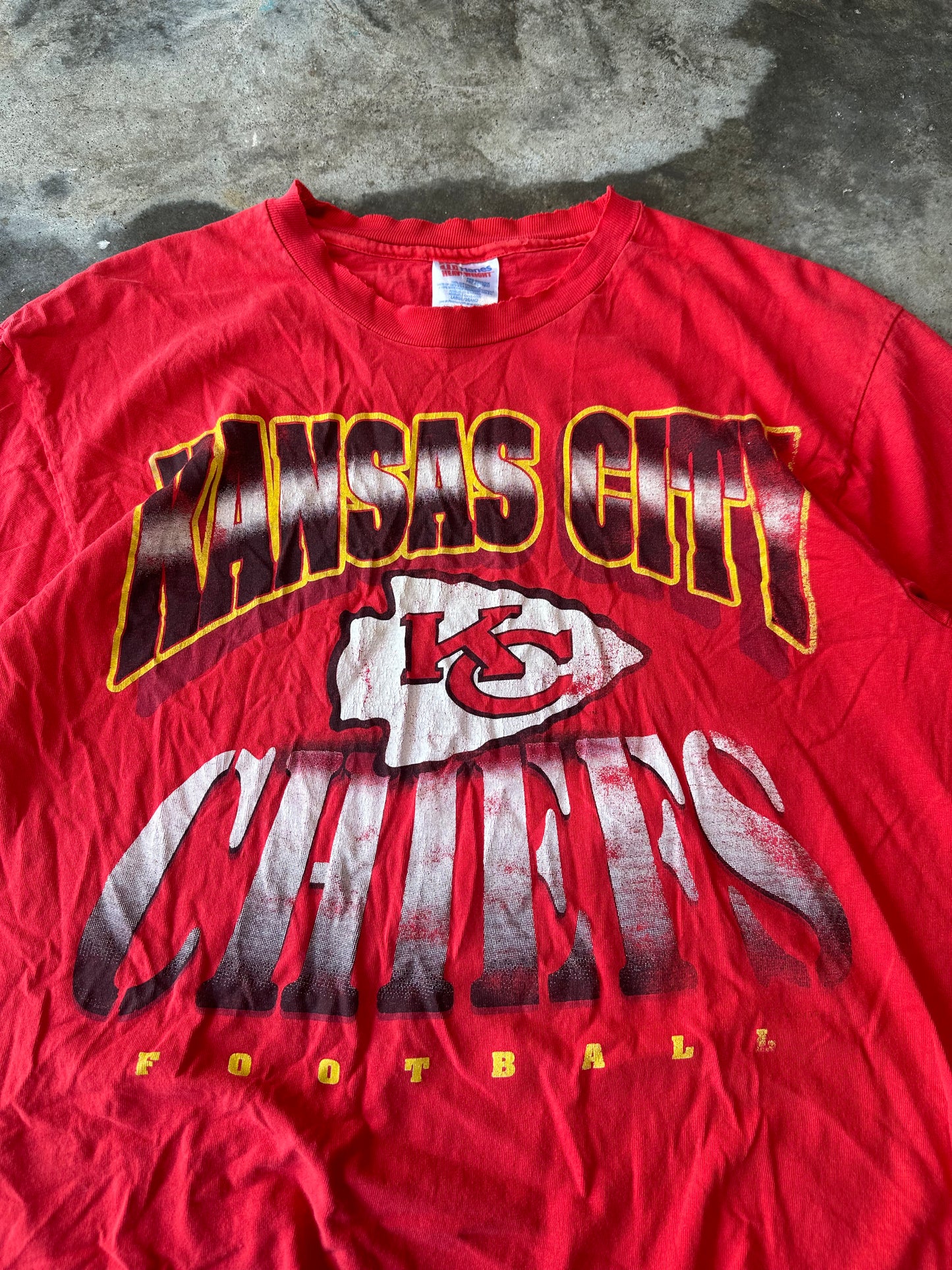 (L) Vintage KC Chiefs Tee