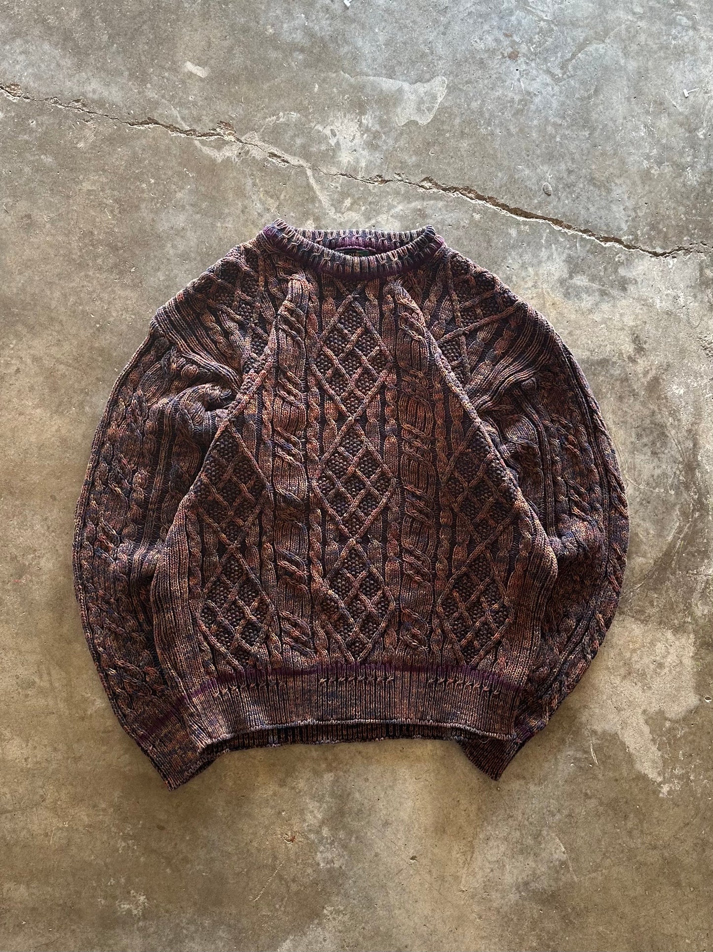 (L) Vintage Colours Knit Sweater