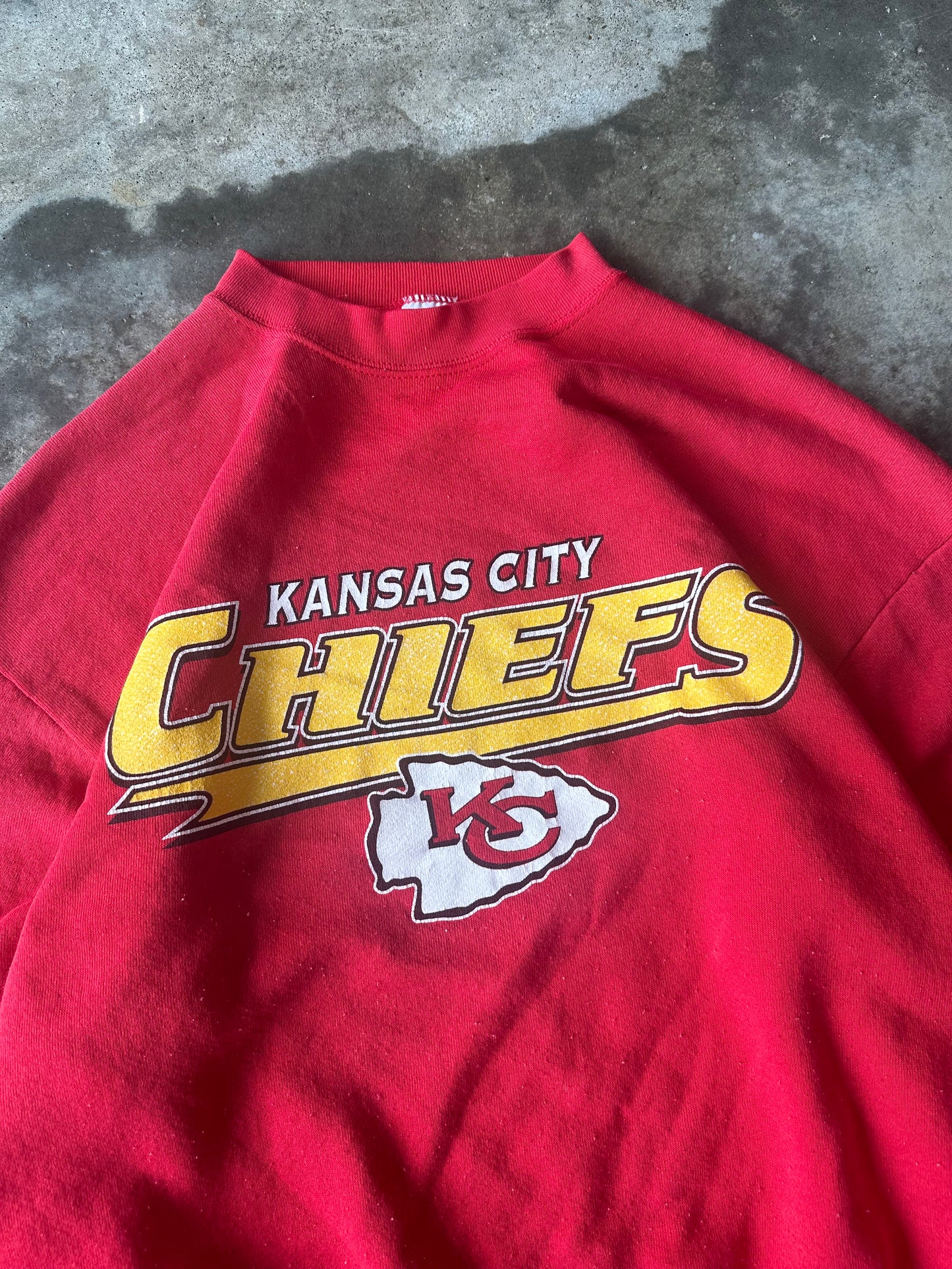 (L) Vintage Chiefs Sweatshirt